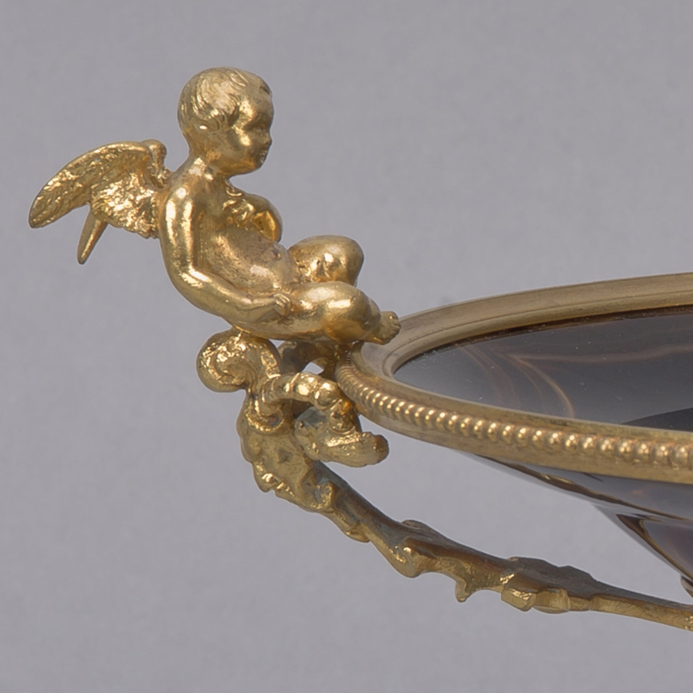 A Gilt-Bronze and Agate Tazza - Image 2