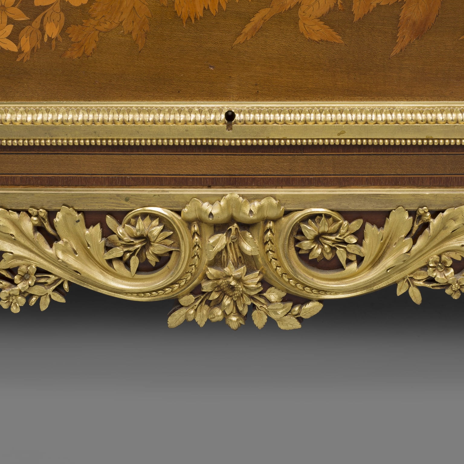 A Very Fine Louis XVI Style Gilt-Bronze Mounted Marquetry Commode - Image 6