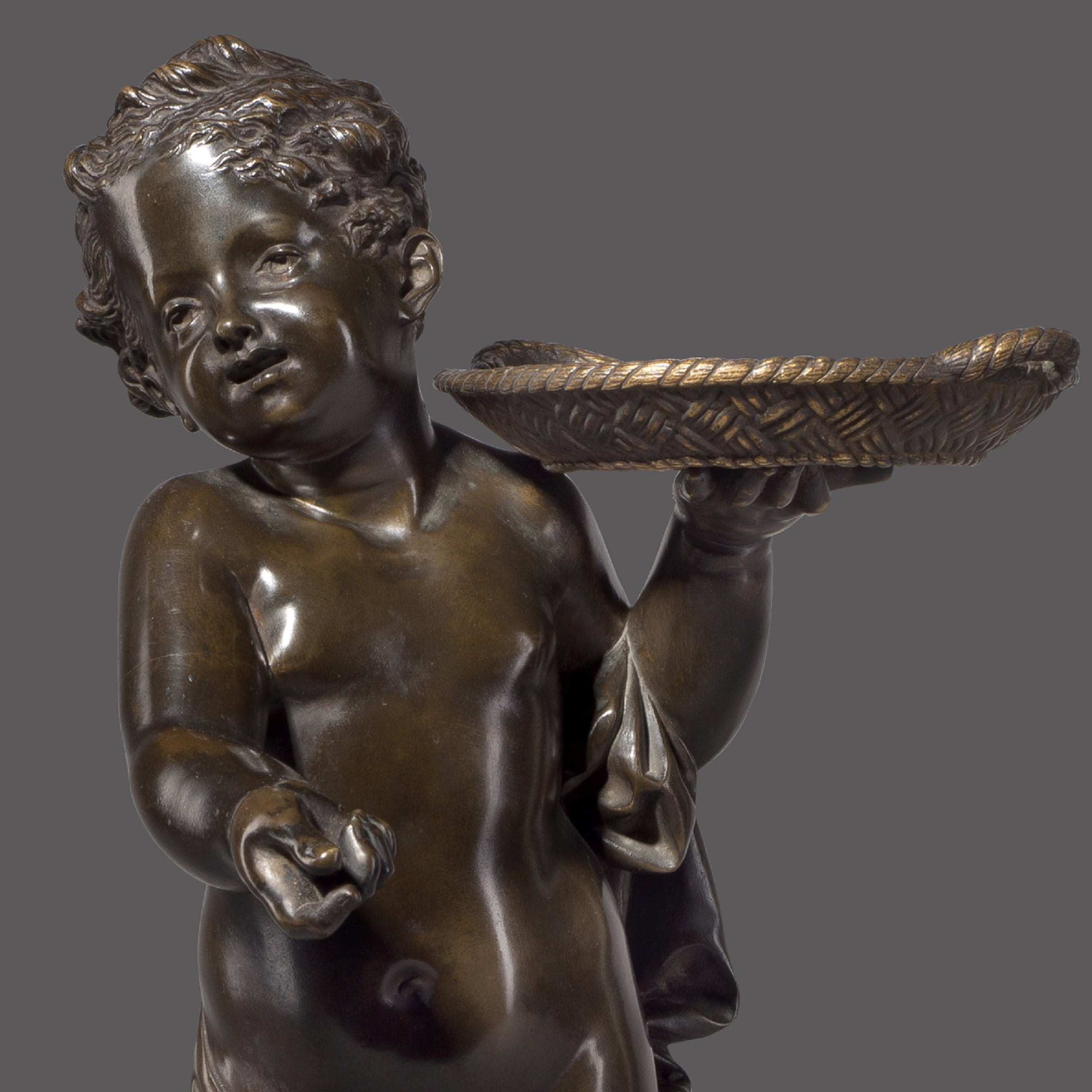 'Bonne Année, Bonne Santé' - A Fine Patinated Bronze Figure - Image 9