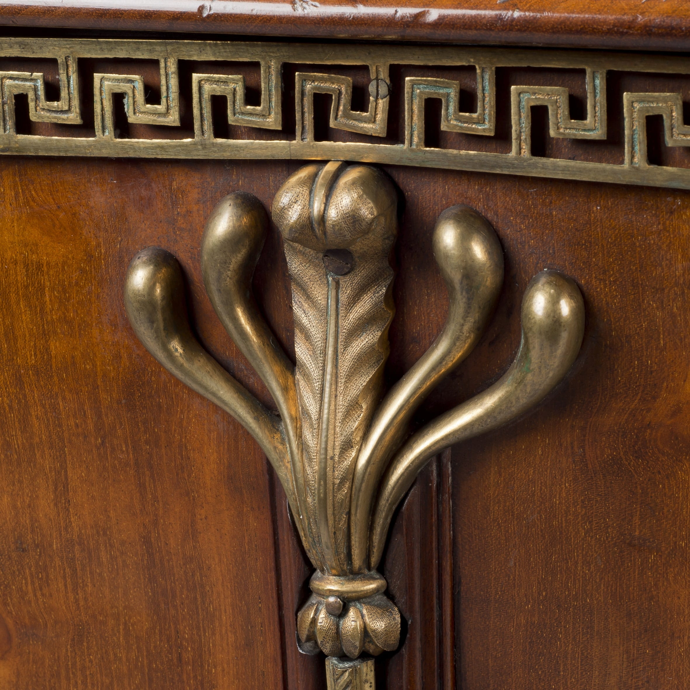 A Rare Pair of George III Style Gilt-Bronze Mounted Mahogany Cellarettes - Image 4