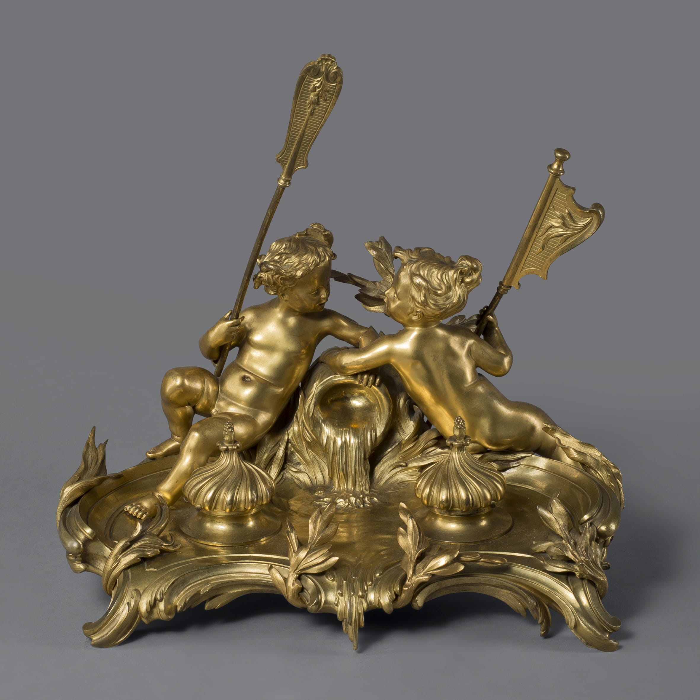 A Gilt-Bronze Encrier By François Linke and Léon Messagé