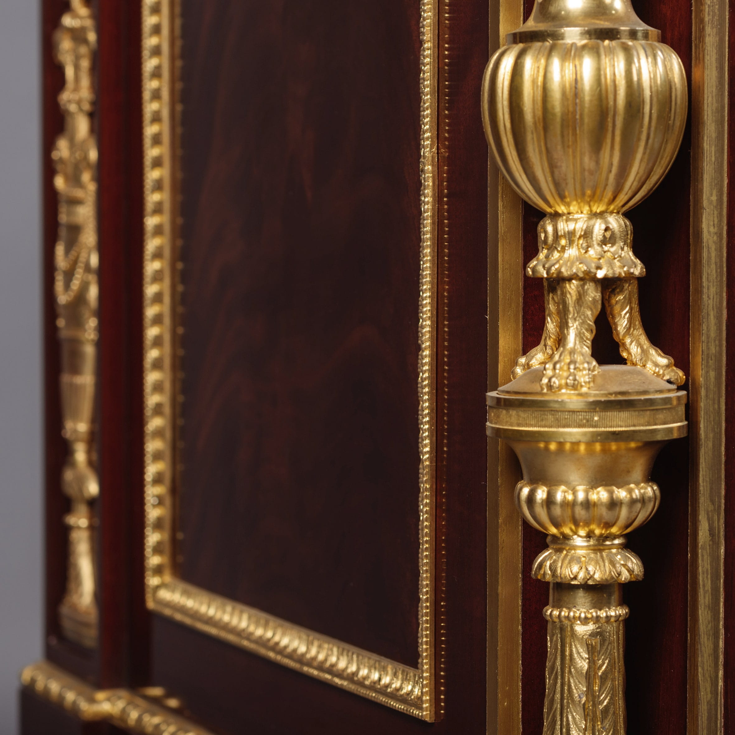 A Fine Louis XVI Style Gilt-Bronze Mounted Mahogany Commode, After The Model By Martin Carlin - Image 8