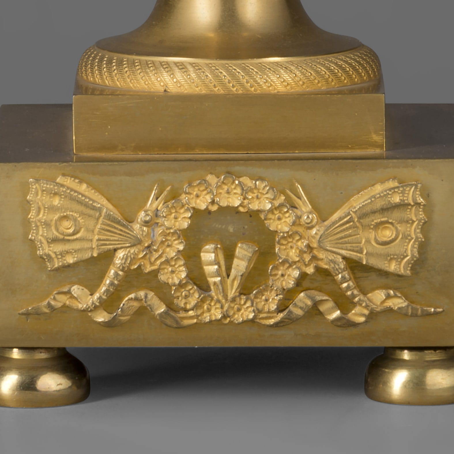A Gilt-Bronze Empire Clock In The Form Of a Classical Urn - Image 6