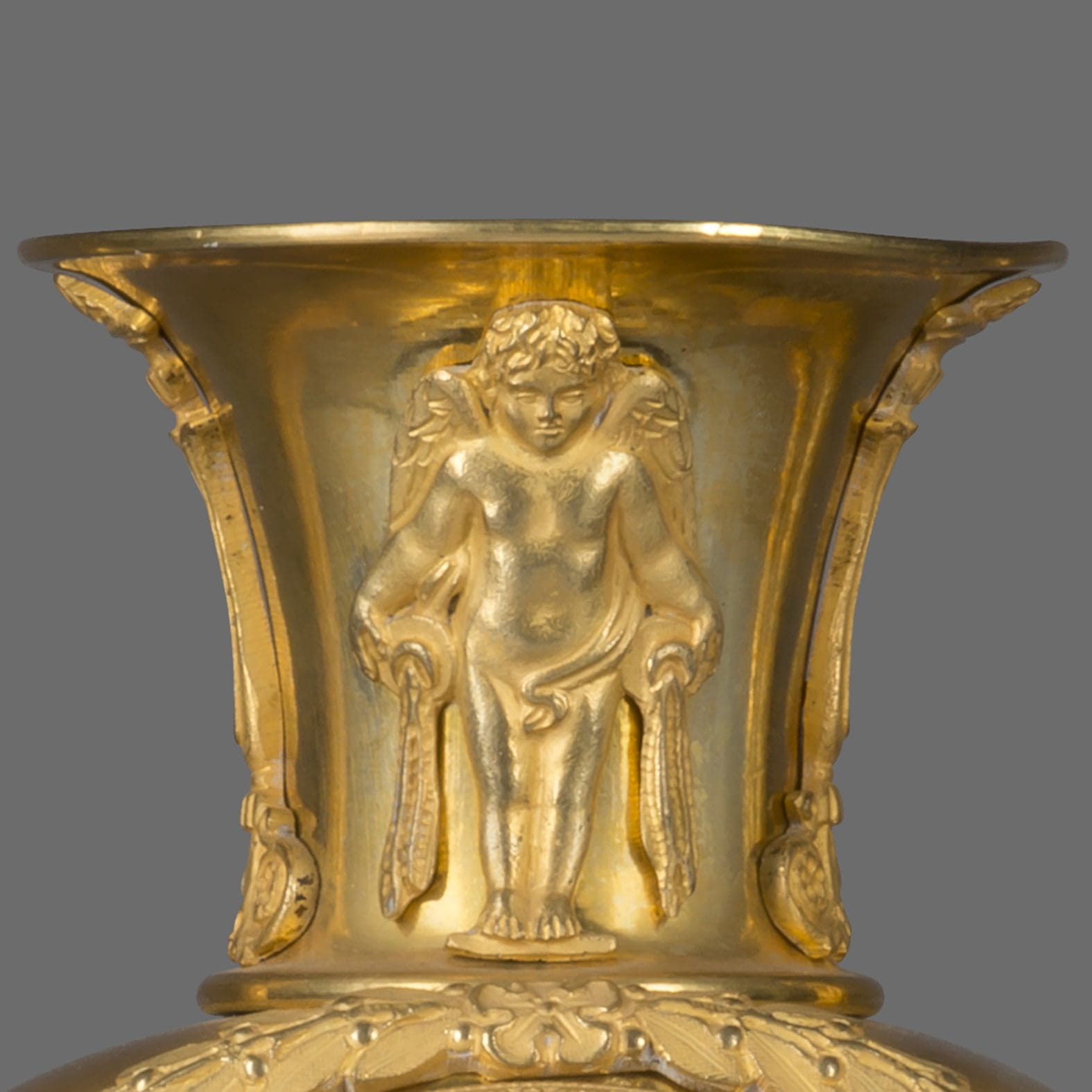 A Gilt-Bronze Empire Clock In The Form Of a Classical Urn - Image 5