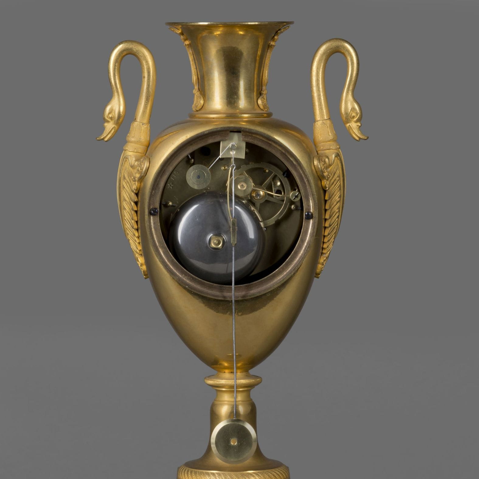 A Gilt-Bronze Empire Clock In The Form Of a Classical Urn - Image 4