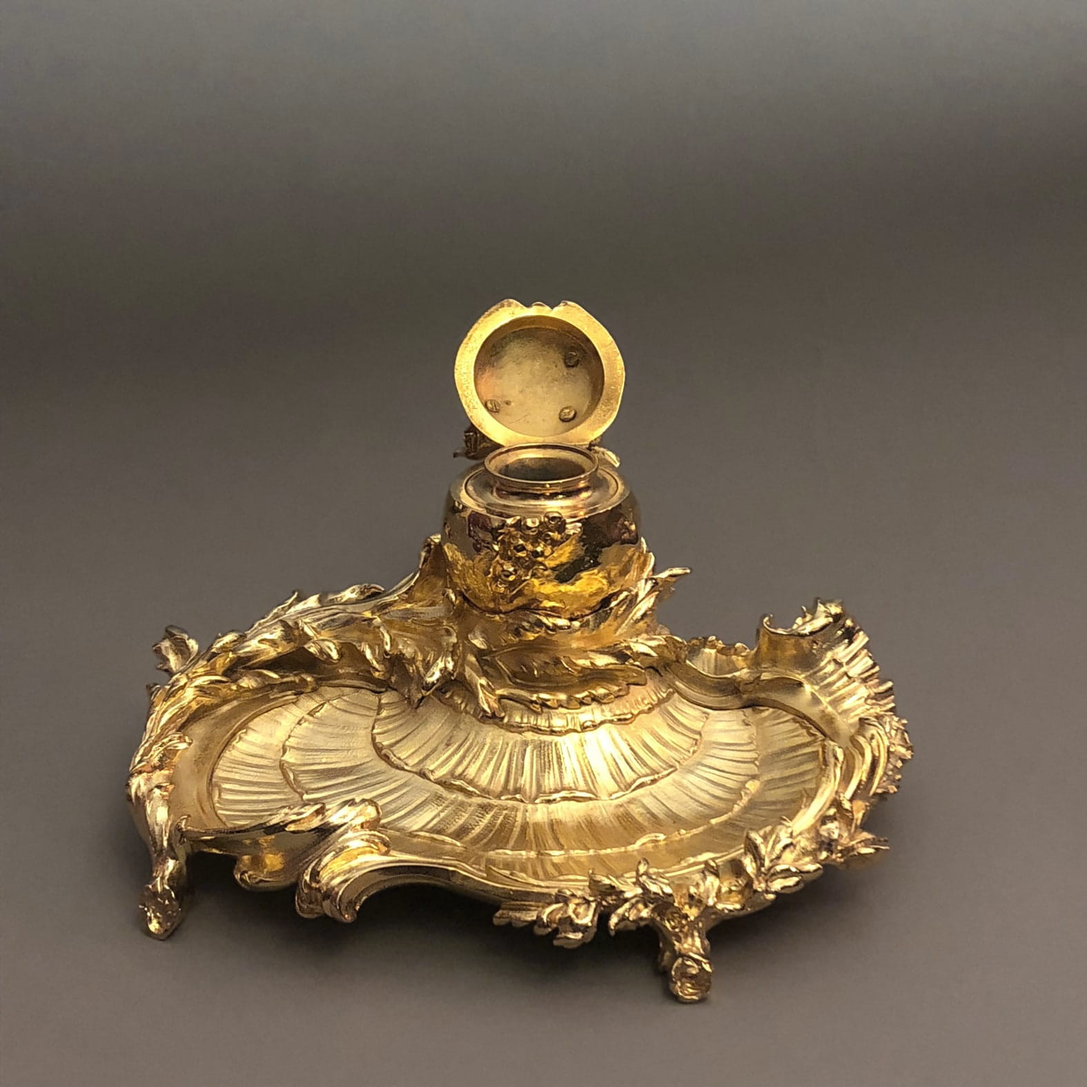A Rare Louis XV Style Gilt-Bronze Encrier, By Paul Sormani - Image 3