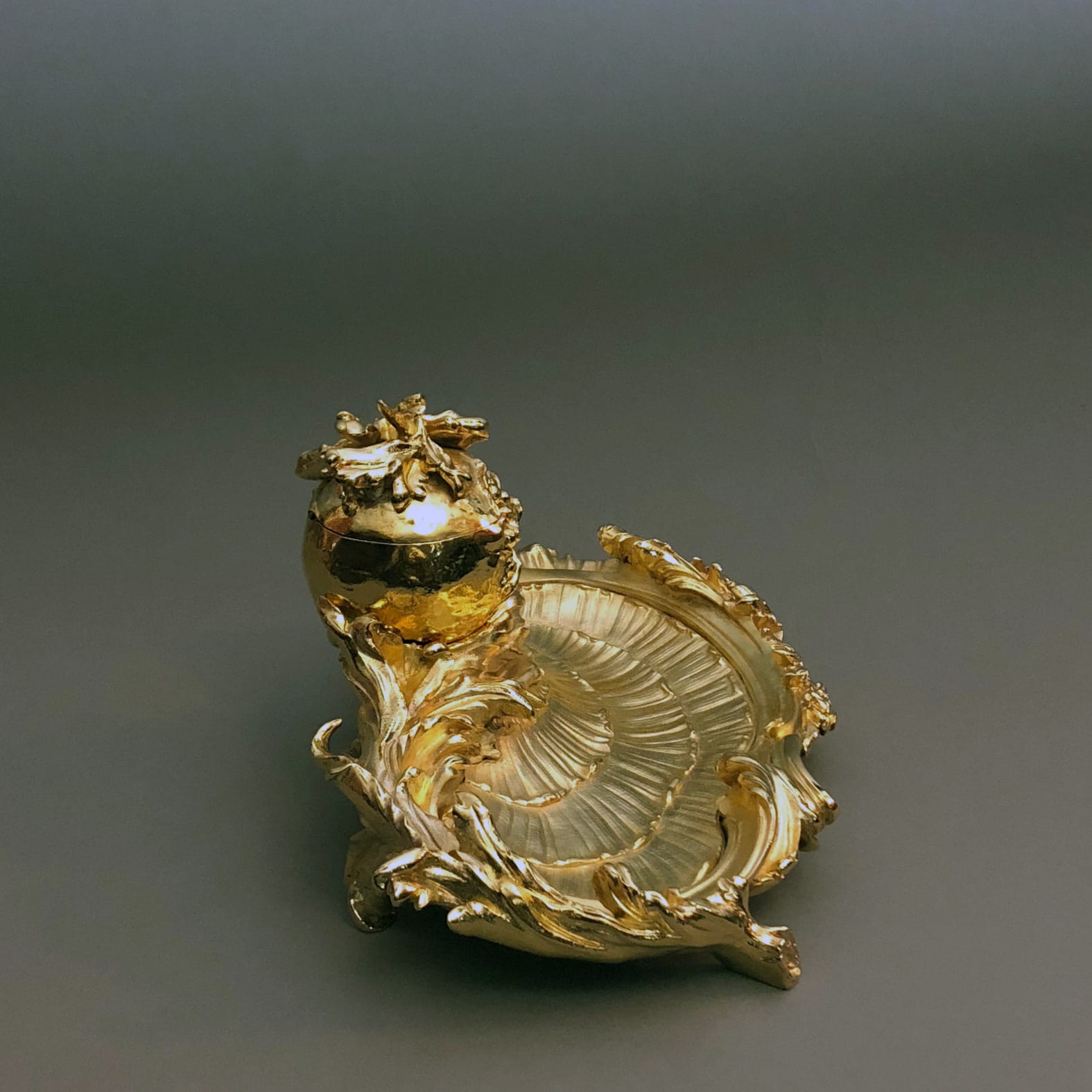 A Rare Louis XV Style Gilt-Bronze Encrier, By Paul Sormani - Image 5