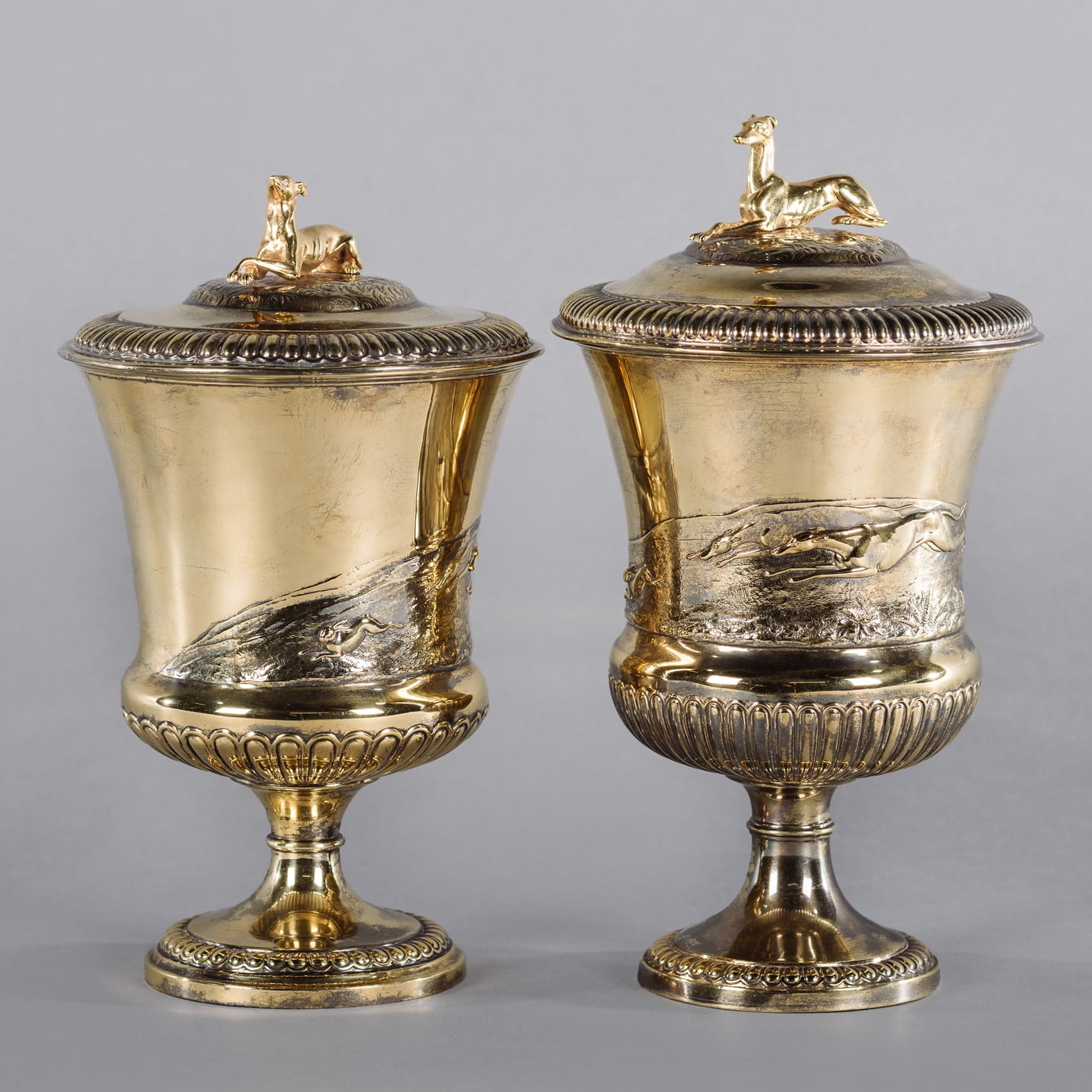 An Unusual Pair of Silver-Gilt Cups and Covers - Image 4