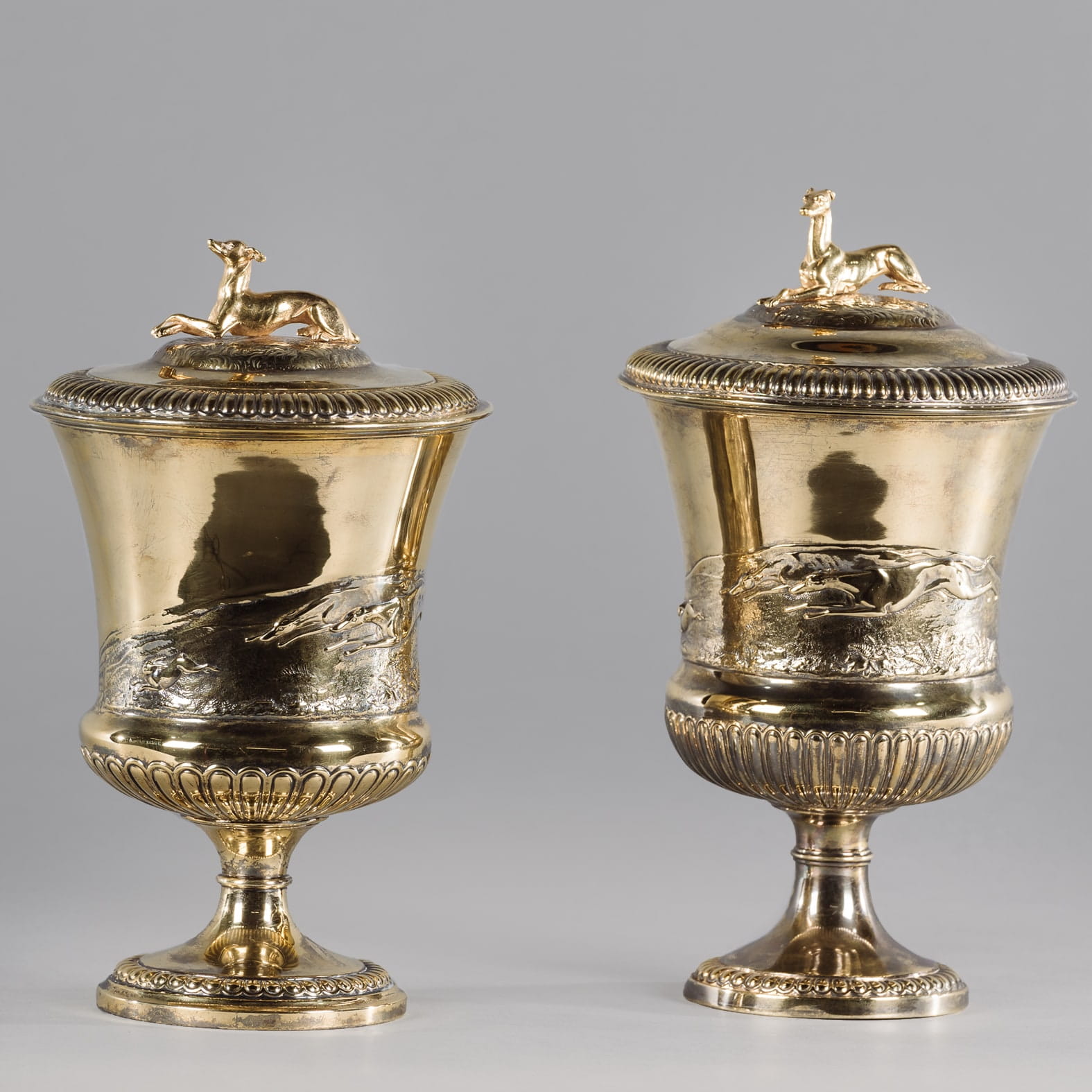 An Unusual Pair of Silver-Gilt Cups and Covers - Image 2