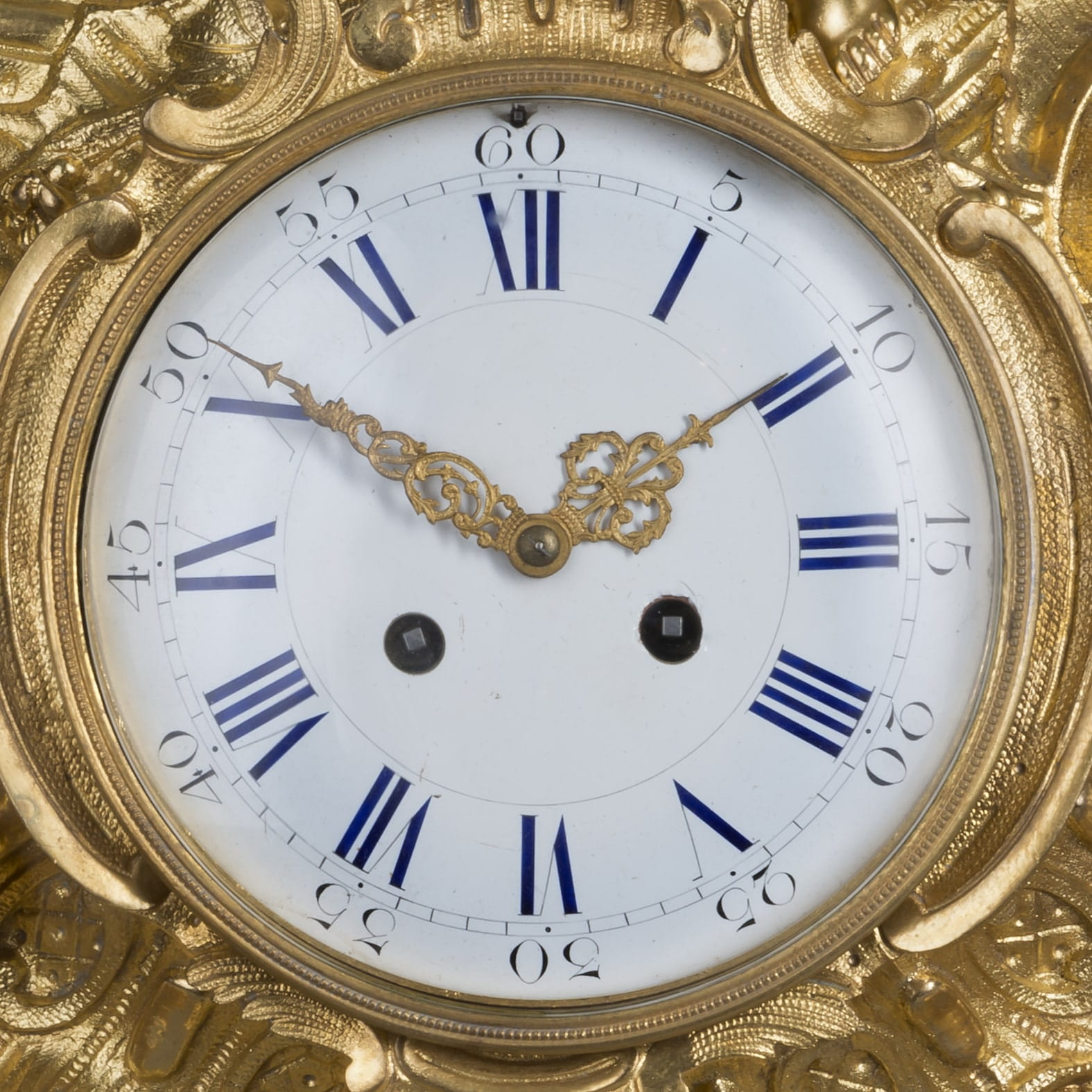 An Elaborate Louis XV Style Gilt-Bronze Cartel Clock - Image 3