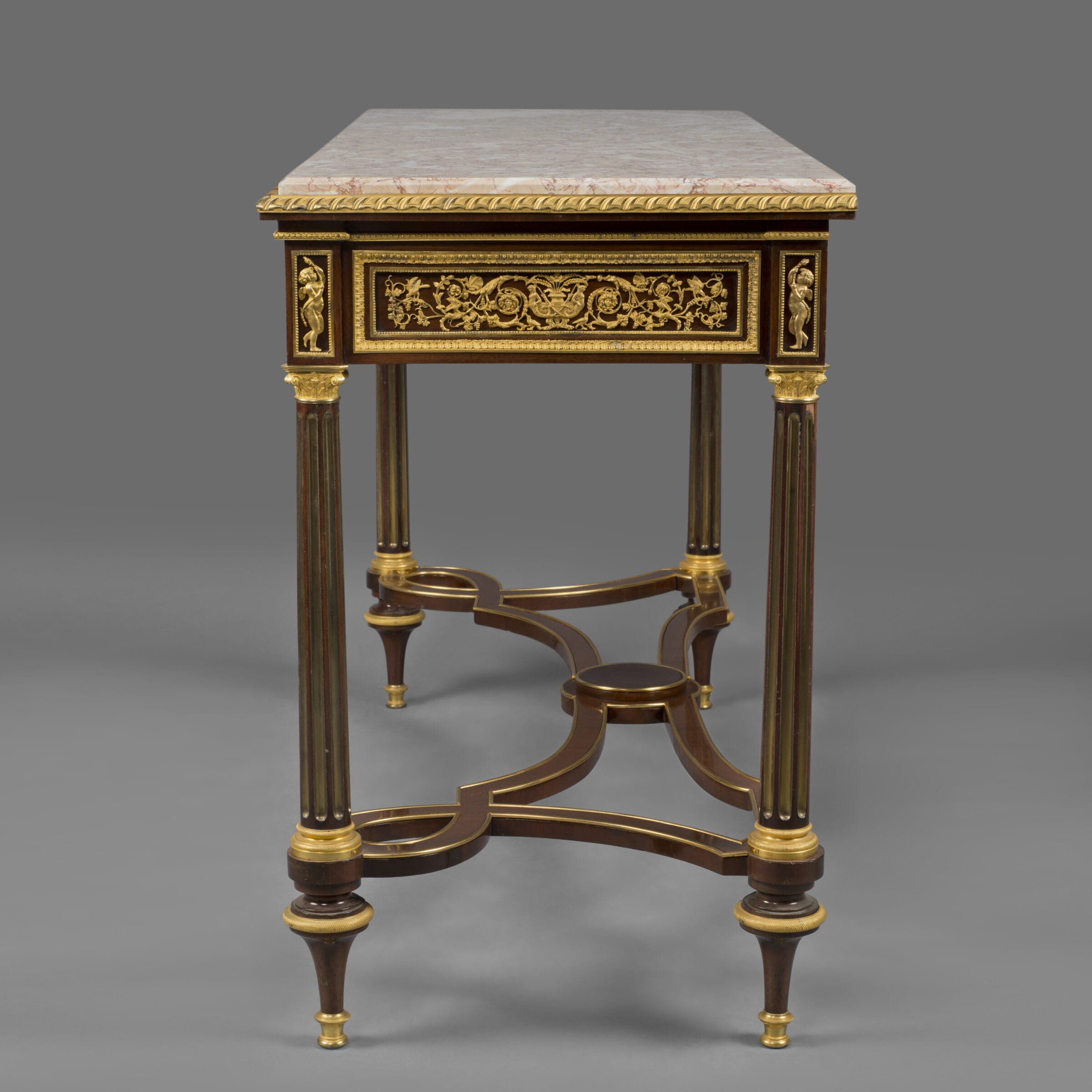 A Pair of Louis XVI Style Console Tables - Image 3