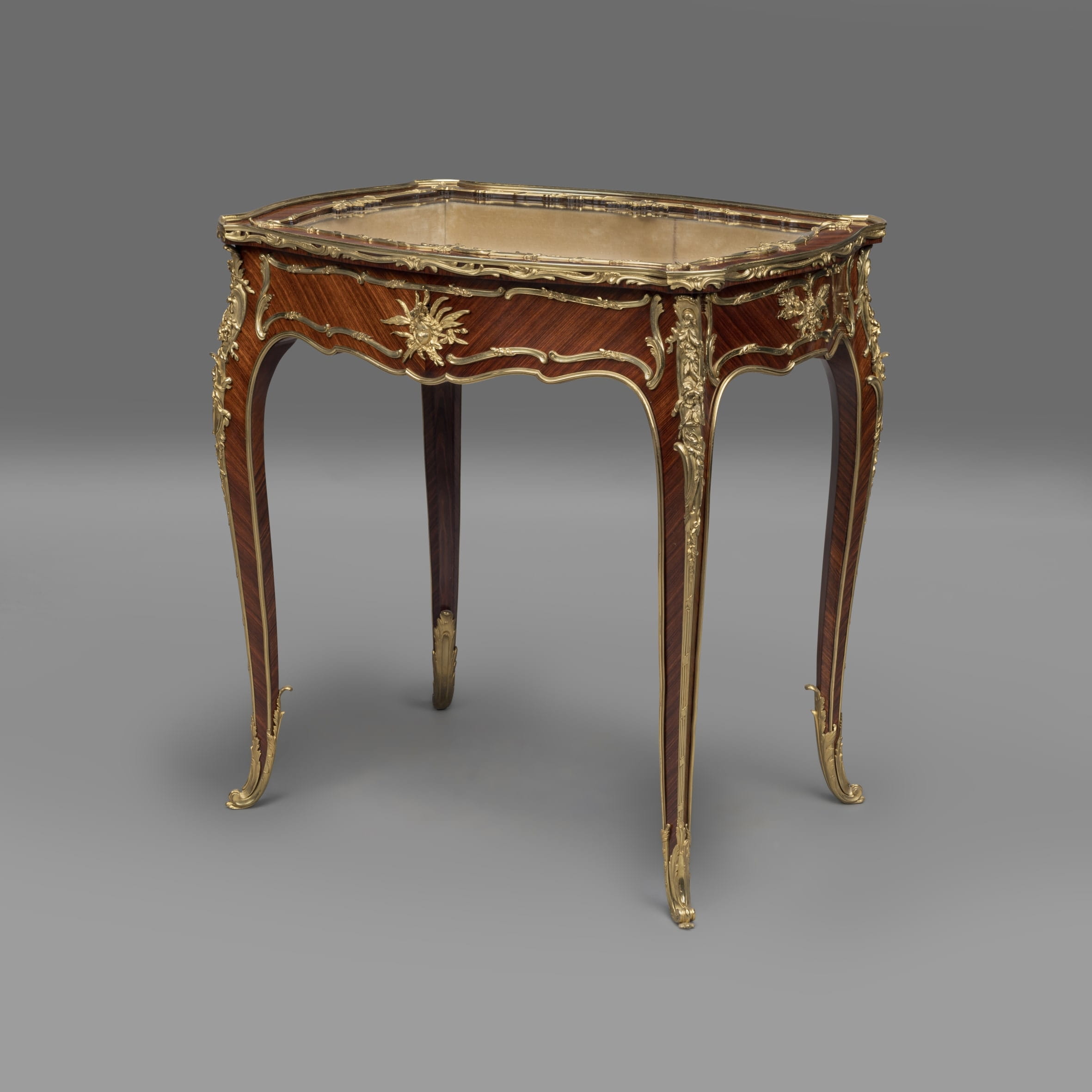 A Fine Louis XV Style Gilt-Bronze Mounted Table Vitrine - Image 2