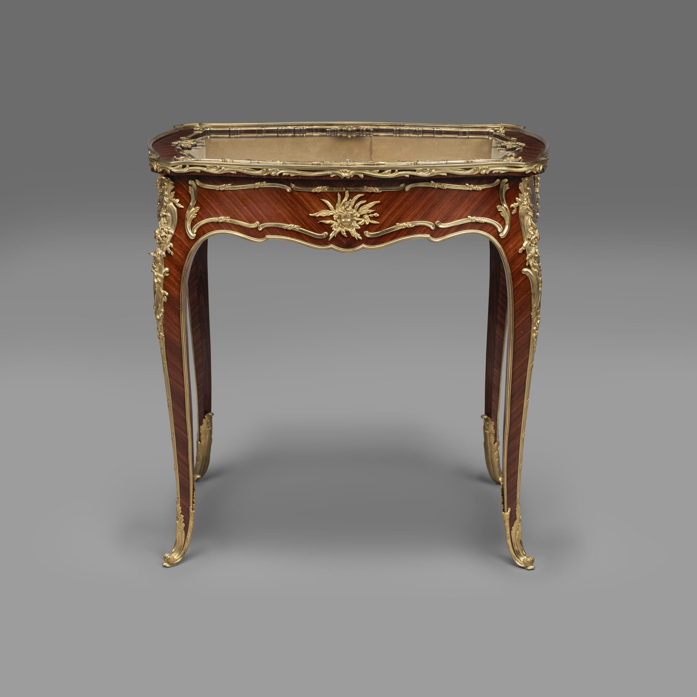A Fine Louis XV Style Gilt-Bronze Mounted Table Vitrine