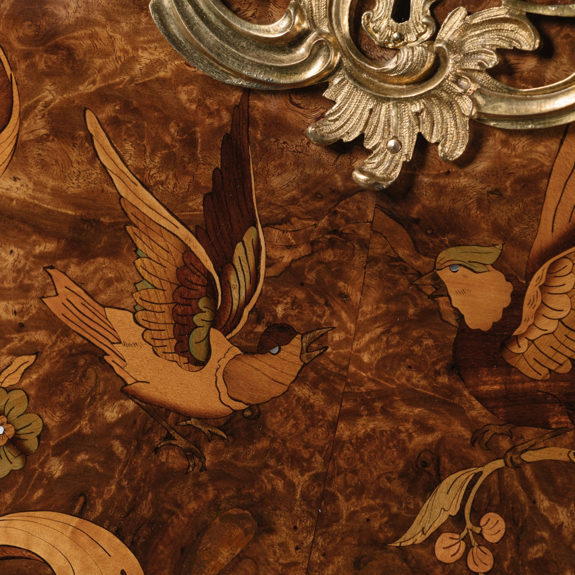 A Fine Victorian Gilt-Bronze Mounted Marquetry Inlaid Bureau De Dame - Image 7