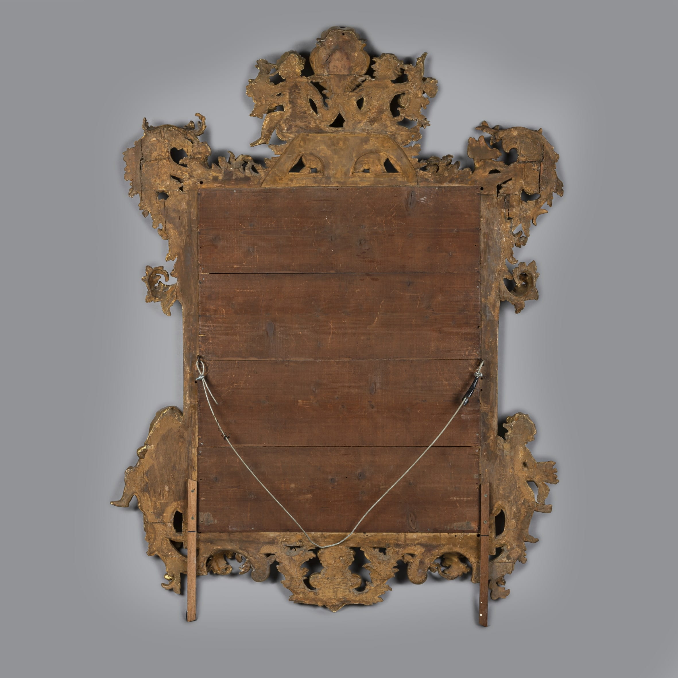 A Fine North Italian Baroque Revival Carved Giltwood Mirror Allegorical of The Seasons - Image 8