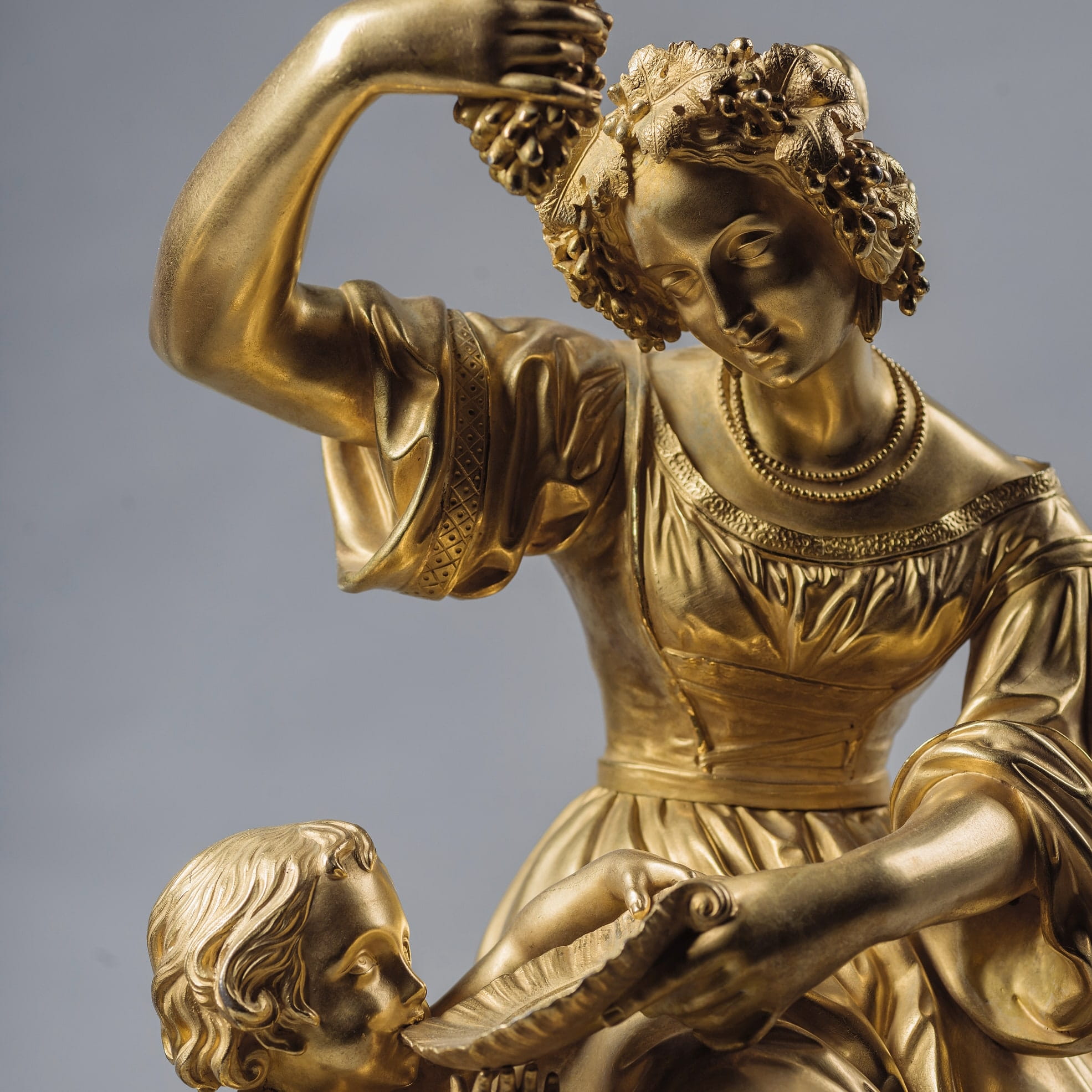 A Pair of Napoleon III Allegorical Groups Depicting Music and Wine - Image 4