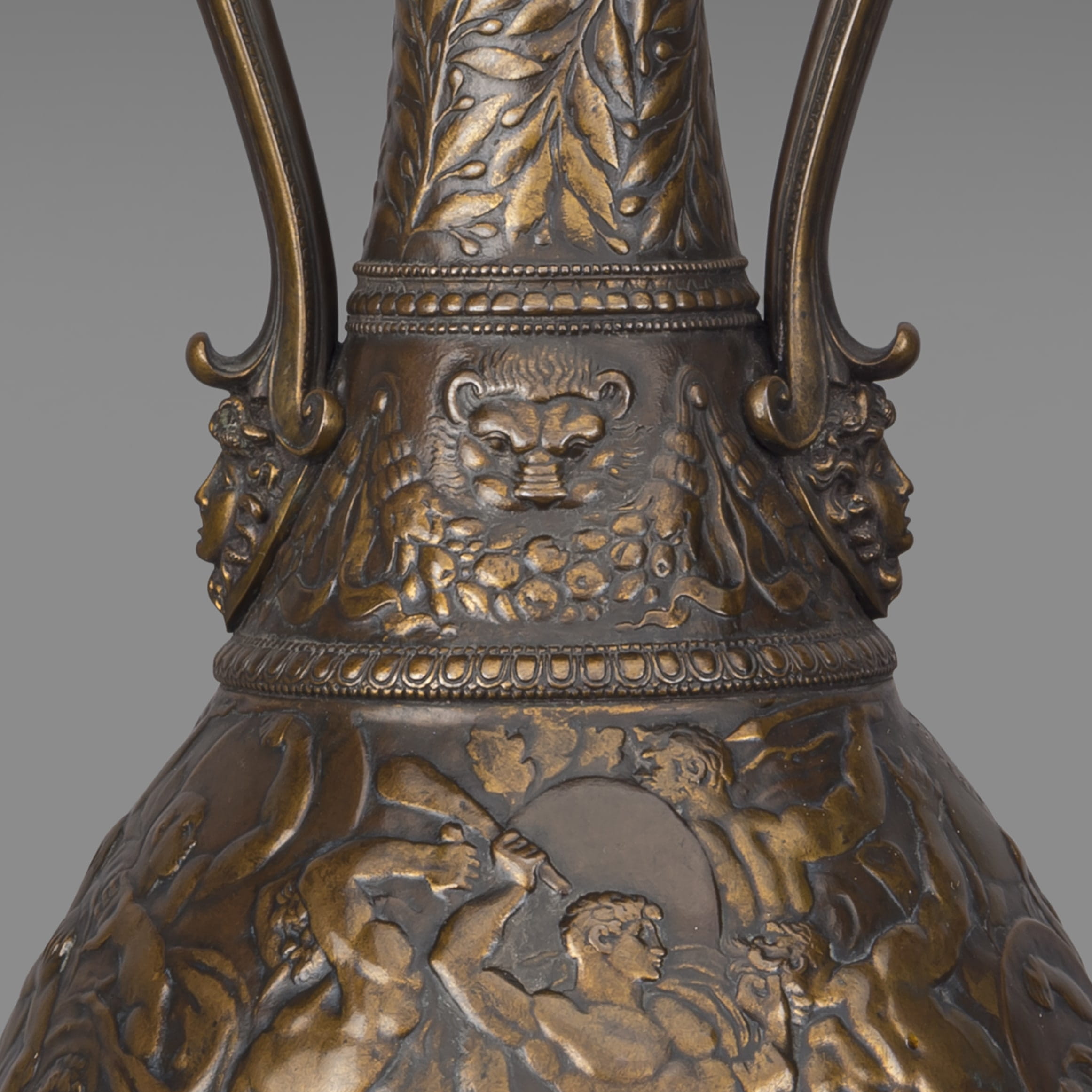 A Large and Rare Pair of ‘Neo-Grec’ Vases By Ferdinand Barbedienne - Image 9