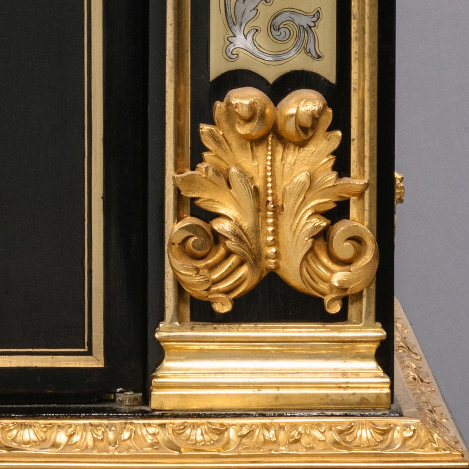 A Fine Pair of Napoleon III Gilt-Bronze, Cut-Brass and Boulle Marquetry Cabinets - Image 8