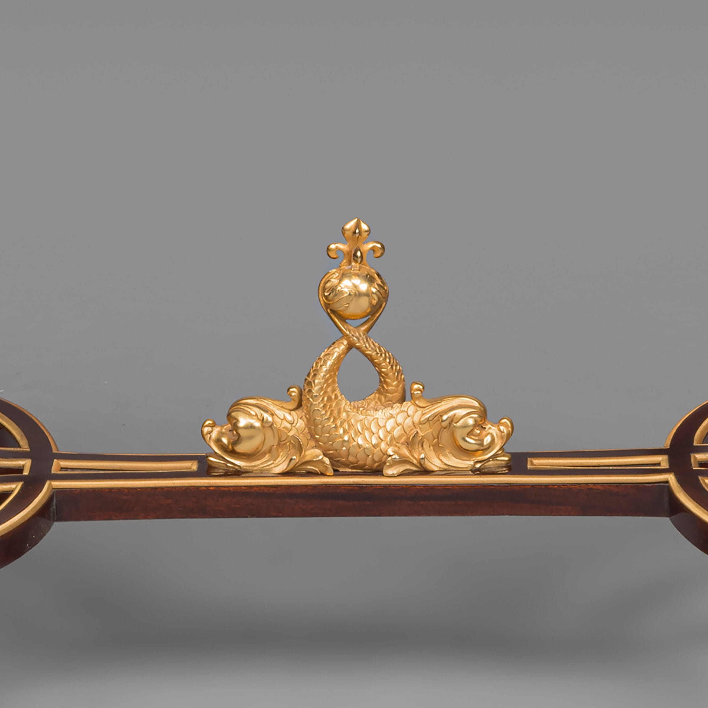 A Rare Pair of Louis XVI Style Gilt-Bronze Mounted Vitrine Tables In The Manner of Weisweiler By Georges-François Alix - Image 3