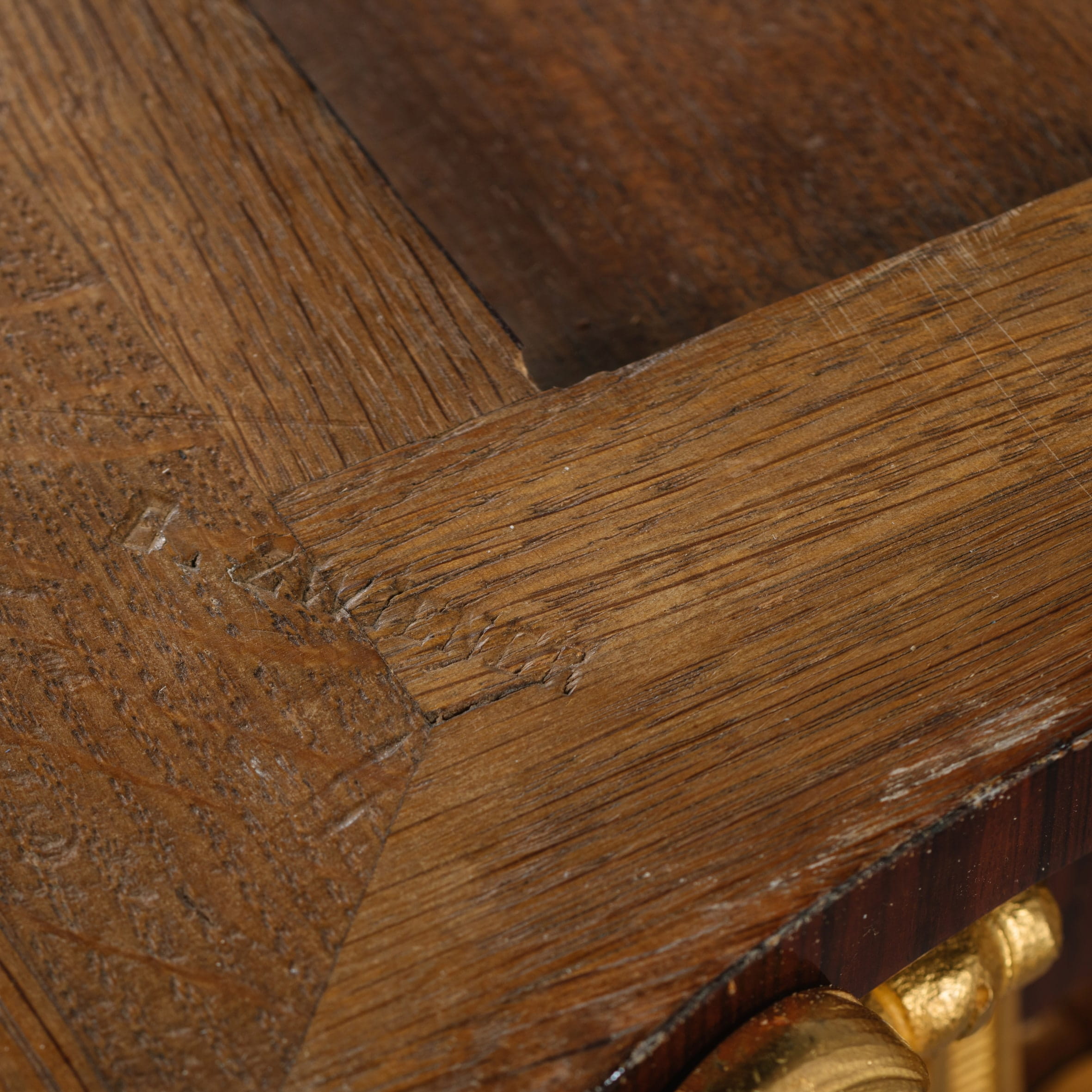 A Fine Vernis Martin Gilt-Bronze Mounted Side Cabinet with A Marble Top - Image 14