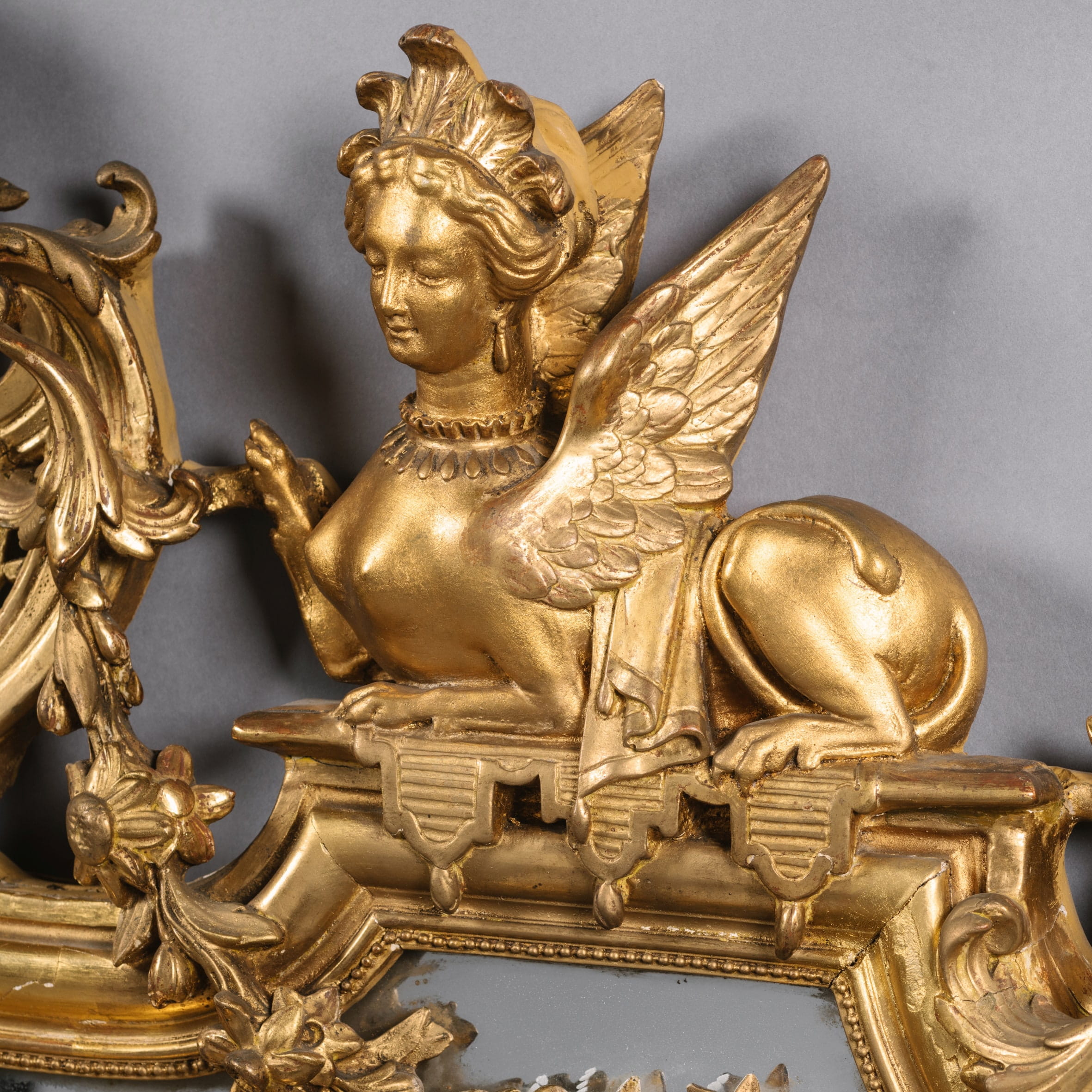 A Fine Louis XIV Style Carved Giltwood Marginal Frame Mirror - Image 3