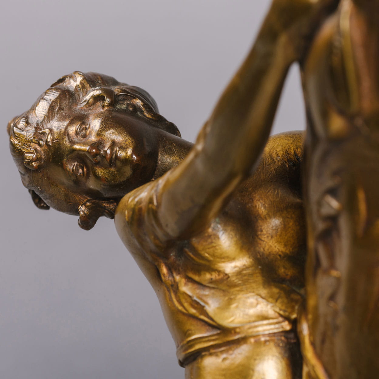 An Art Nouveau Vase Depicting a Naiad, Now Mounted as a Lamp - Image 5