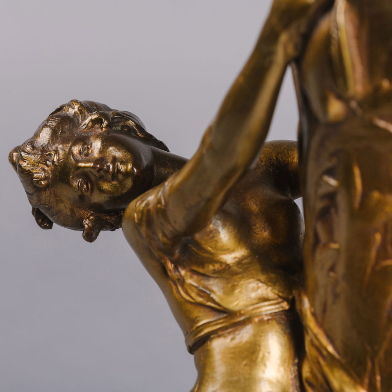 An Art Nouveau Vase Depicting a Naiad, Now Mounted as a Lamp - Image 7