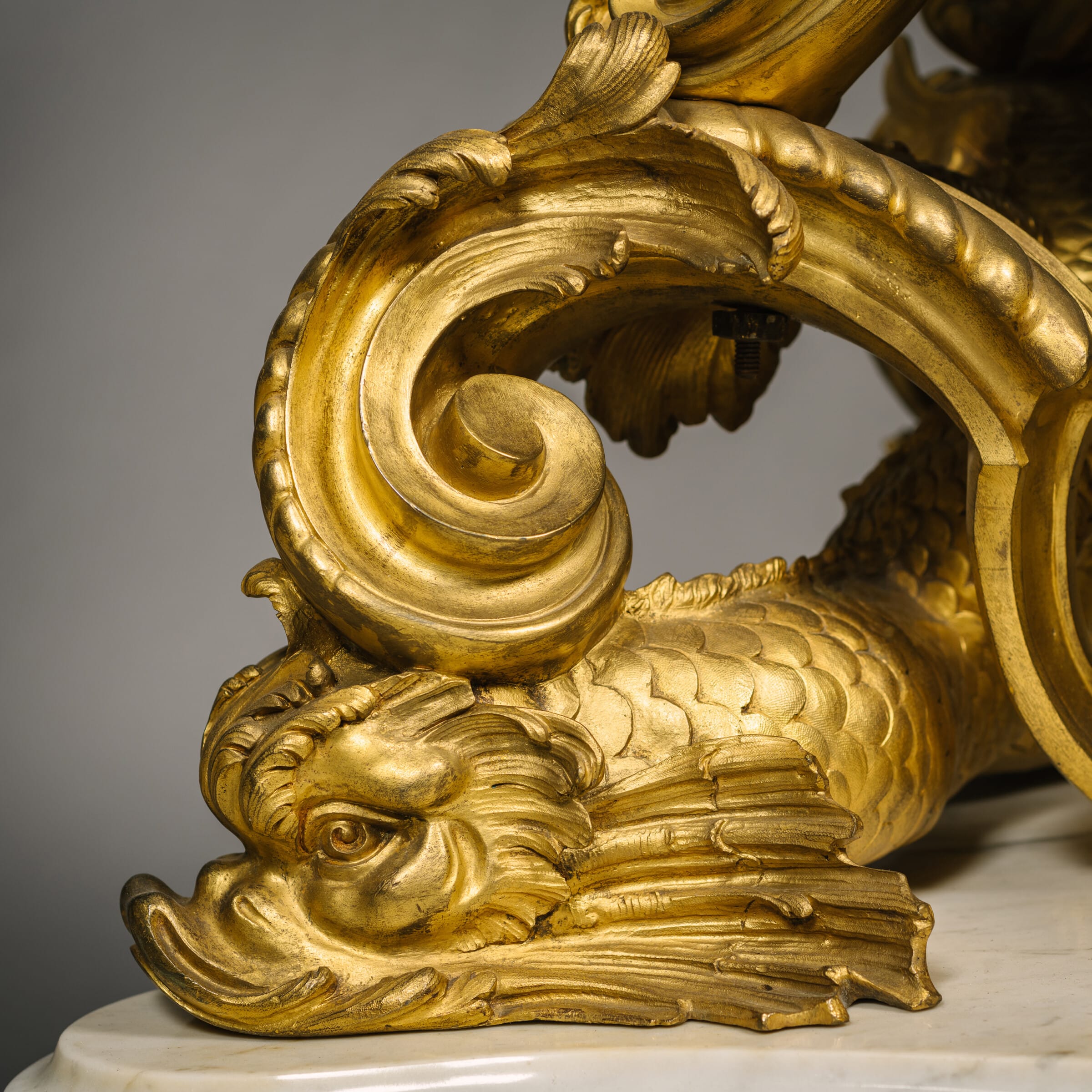 A Pair of Monumental Napoleon III Imari Porcelain Torchère Candelabra - Image 13