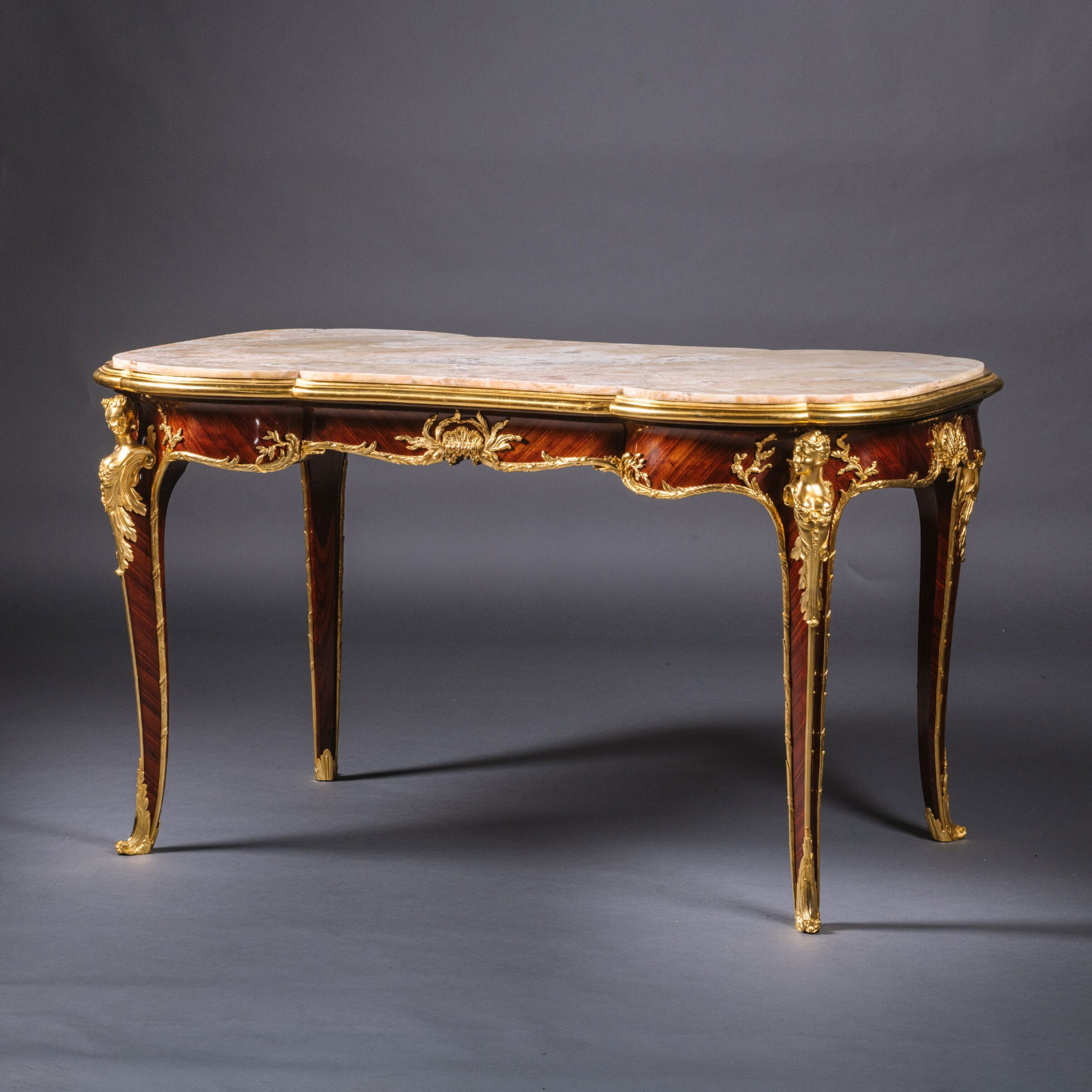 A Rare Belle Epoque Parquetry Inlaid Centre Table