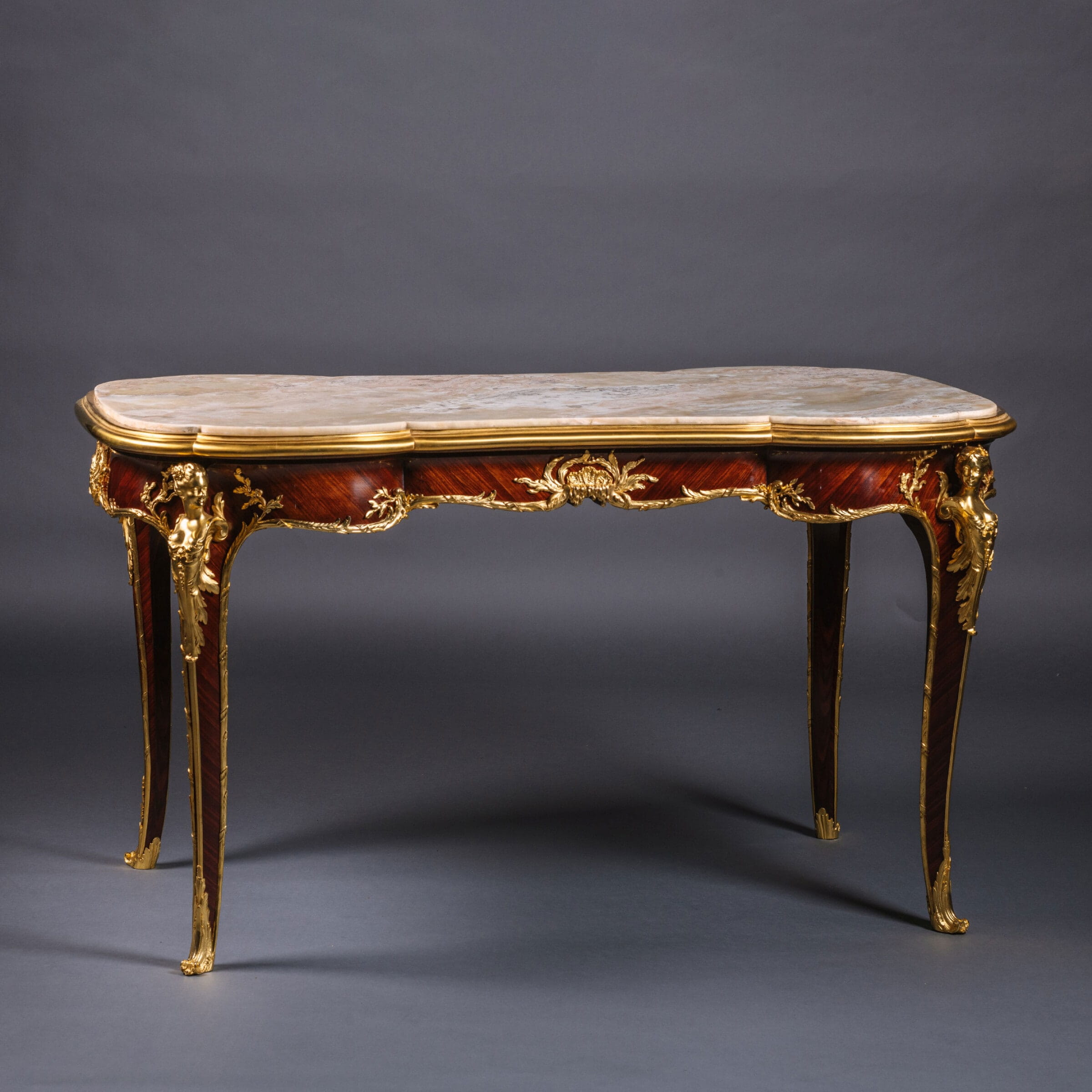 A Rare Belle Epoque Parquetry Inlaid Centre Table - Image 4