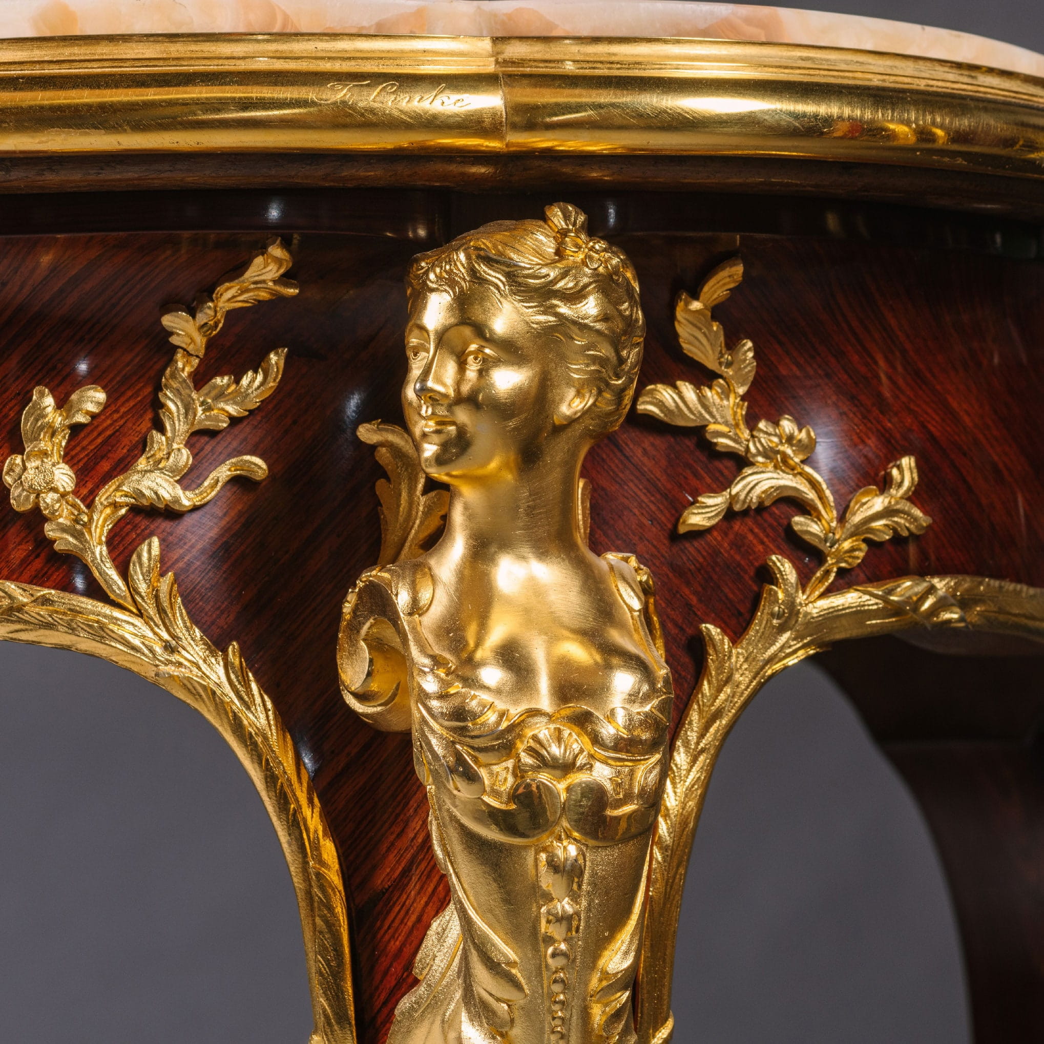 A Rare Belle Epoque Parquetry Inlaid Centre Table - Image 9