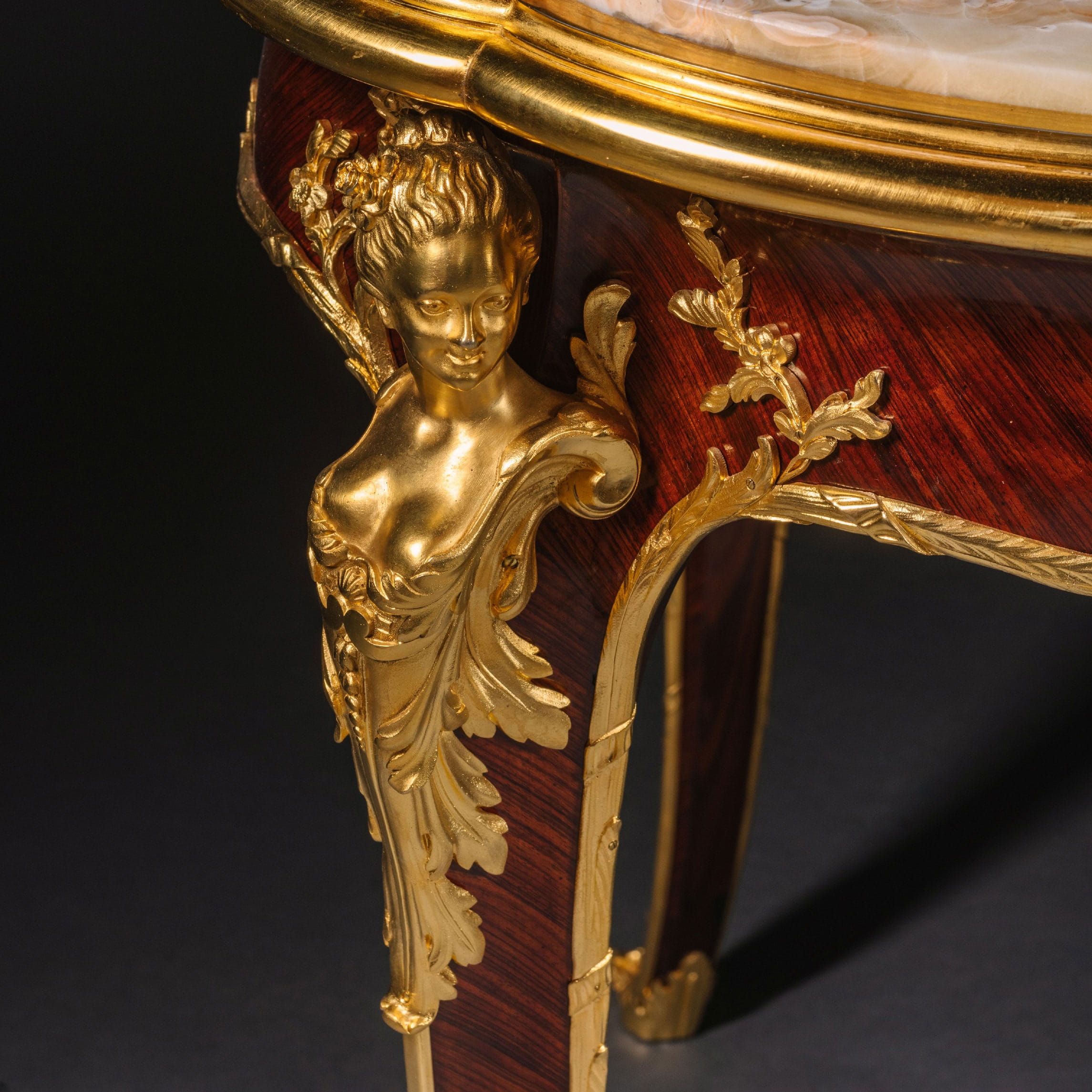 A Rare Belle Epoque Parquetry Inlaid Centre Table - Image 7