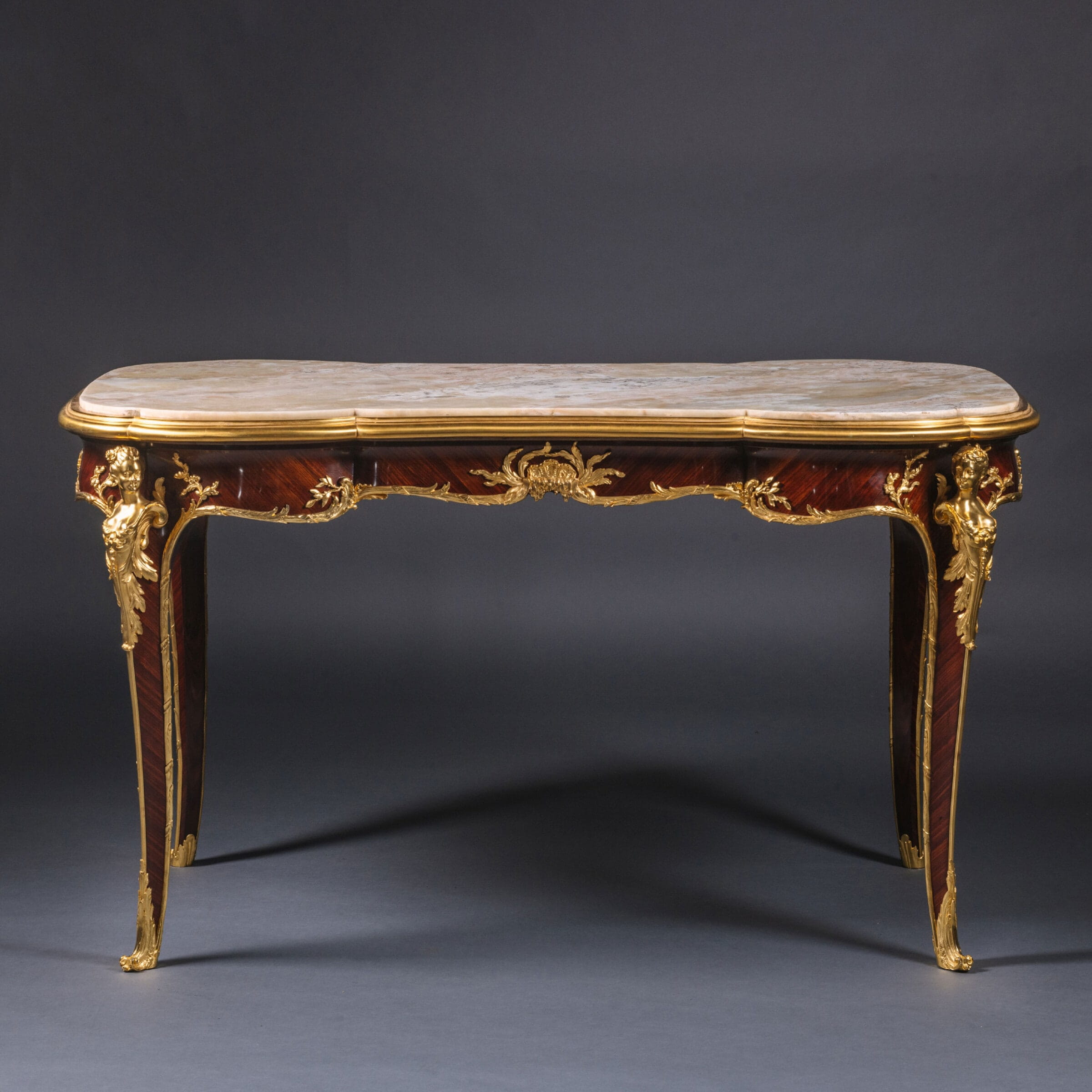 A Rare Belle Epoque Parquetry Inlaid Centre Table - Image 3