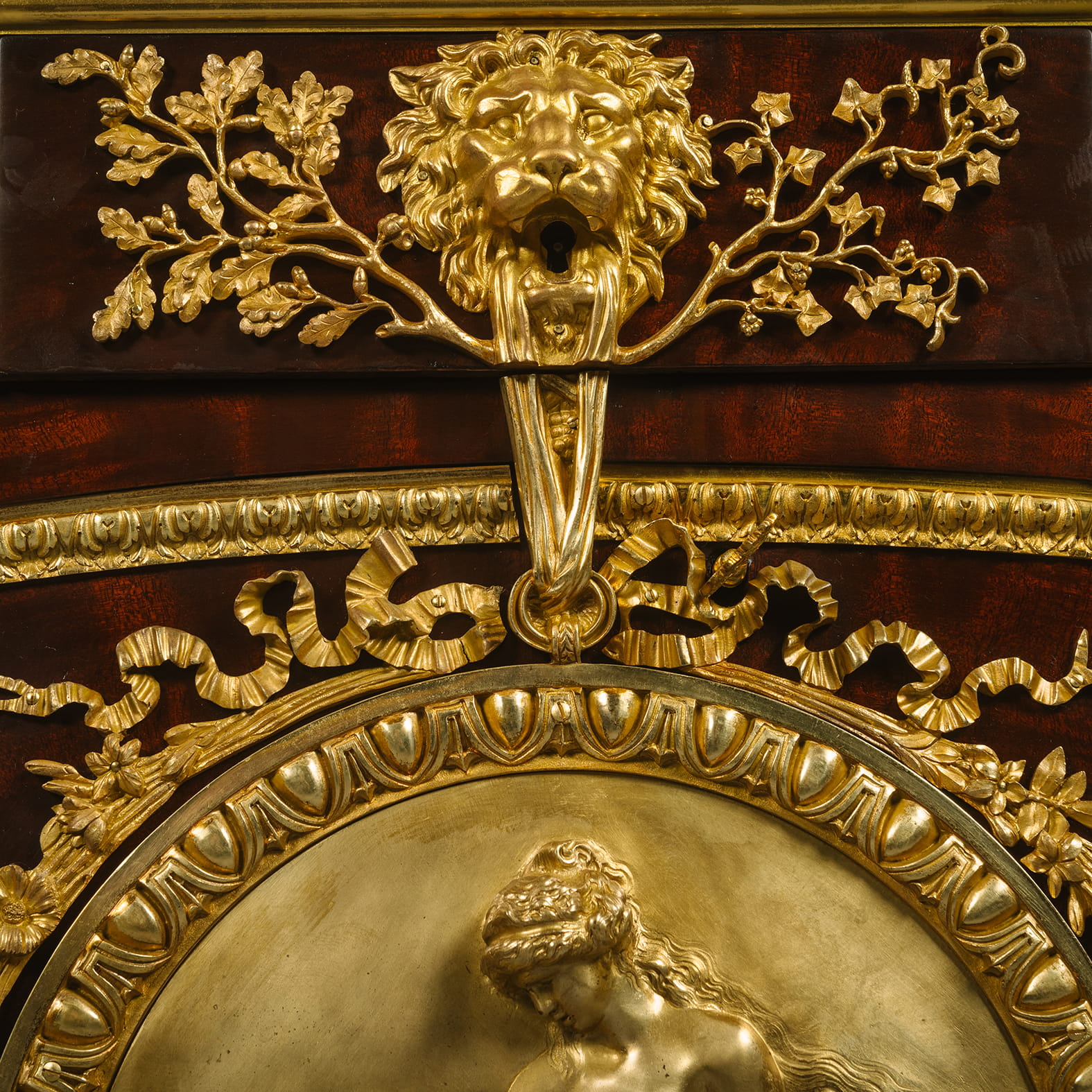 A Louis XVI Style Gilt-Bronze Mounted Mahogany Commode - Image 4
