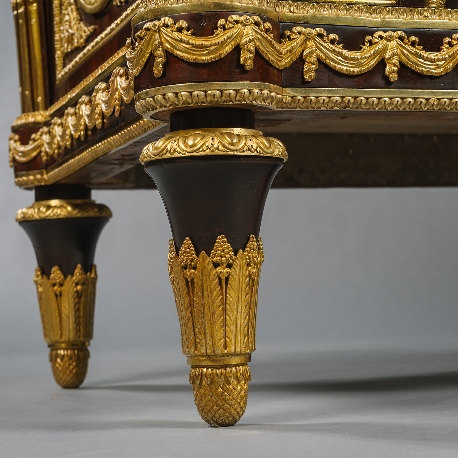 A Louis XVI Style Gilt-Bronze Mounted Mahogany Commode - Image 7