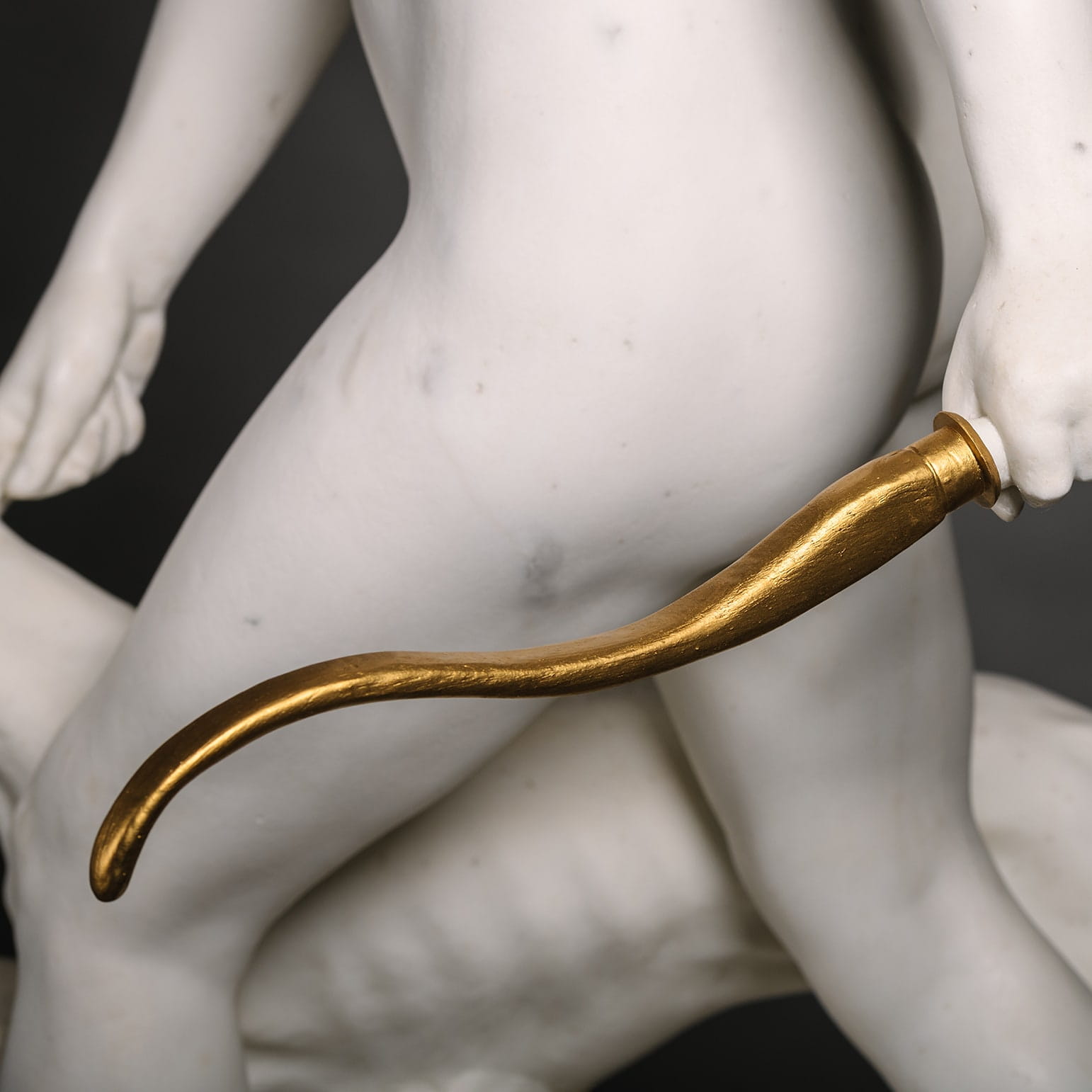 ‘Diana the Huntress’, A Near Lifesize Statuary Marble Group - Image 10