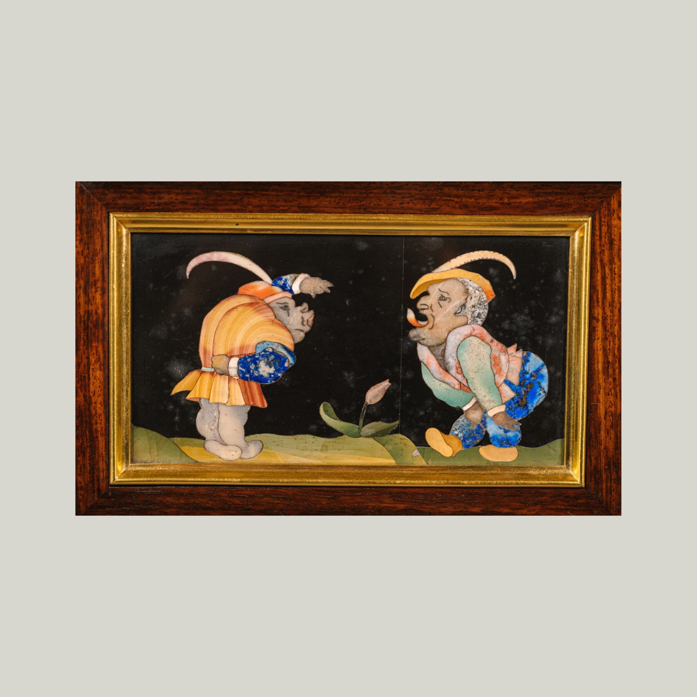 A Pair of Exceptional Gilt-Bronze, Pietre Dure Hardstone and Micromosaic Mounted Centre Tables - Image 15