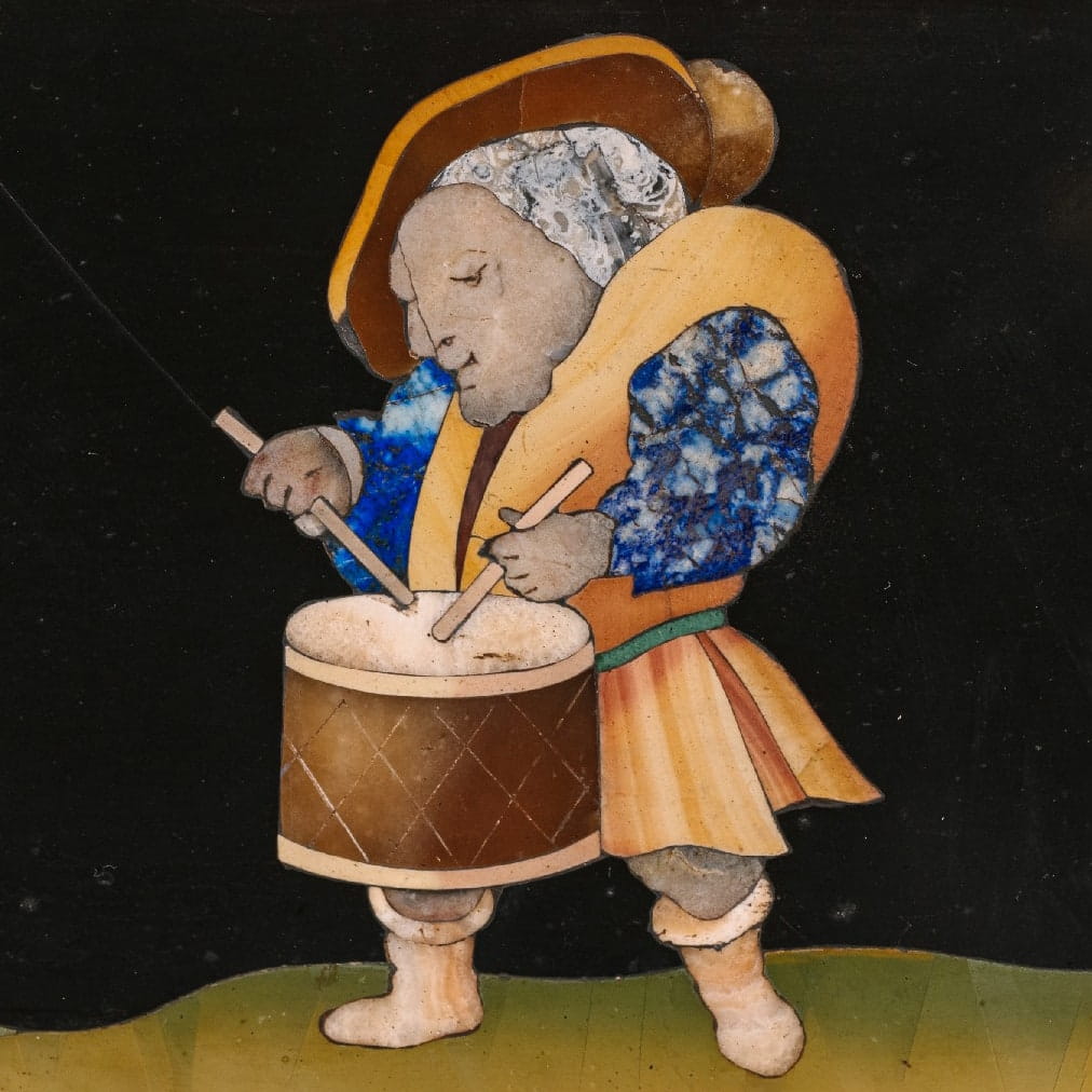 A Pair of Exceptional Gilt-Bronze, Pietre Dure Hardstone and Micromosaic Mounted Centre Tables - Image 17