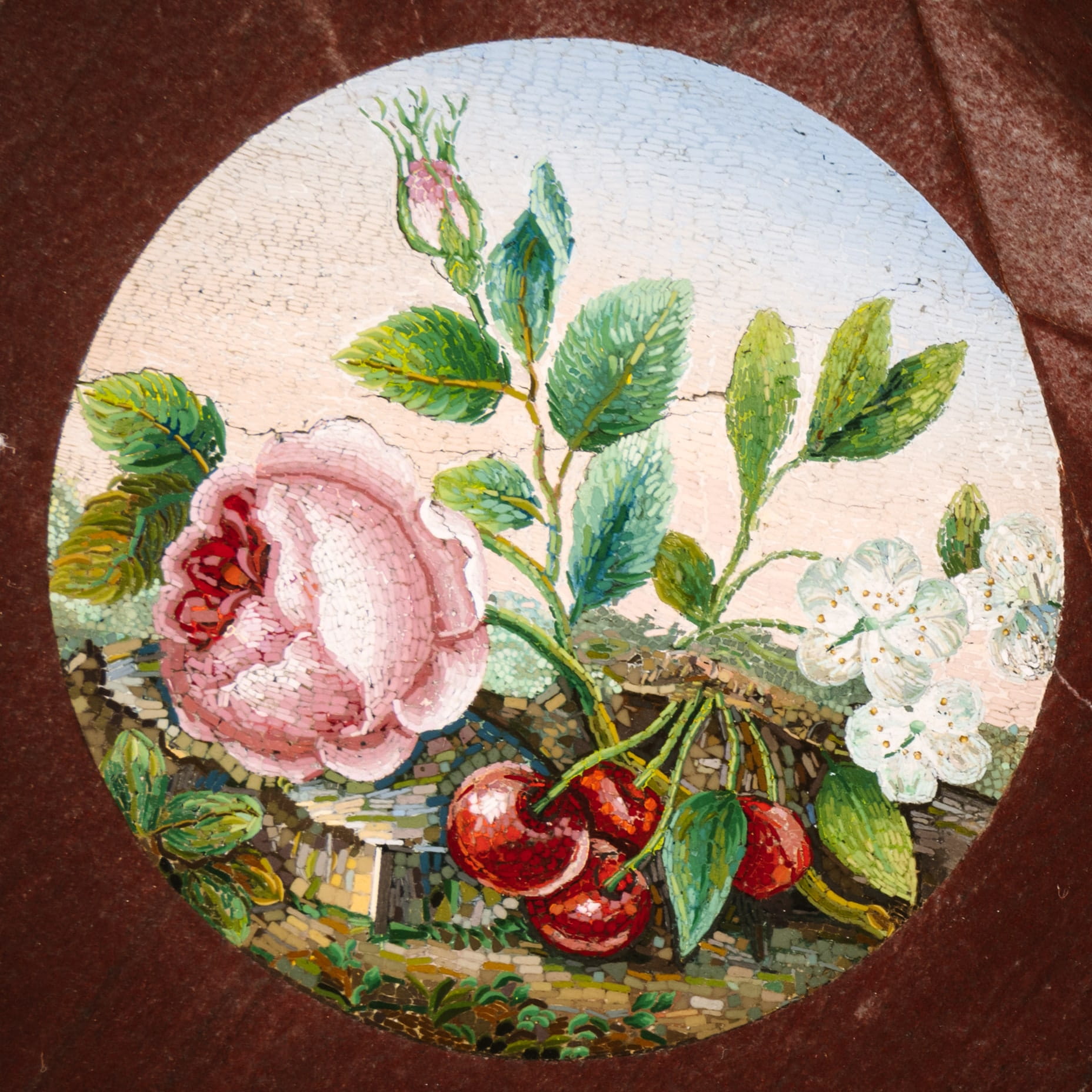 A Rare and Important Micromosaic Inlaid Marble and Giltwood Centre Table - Image 20