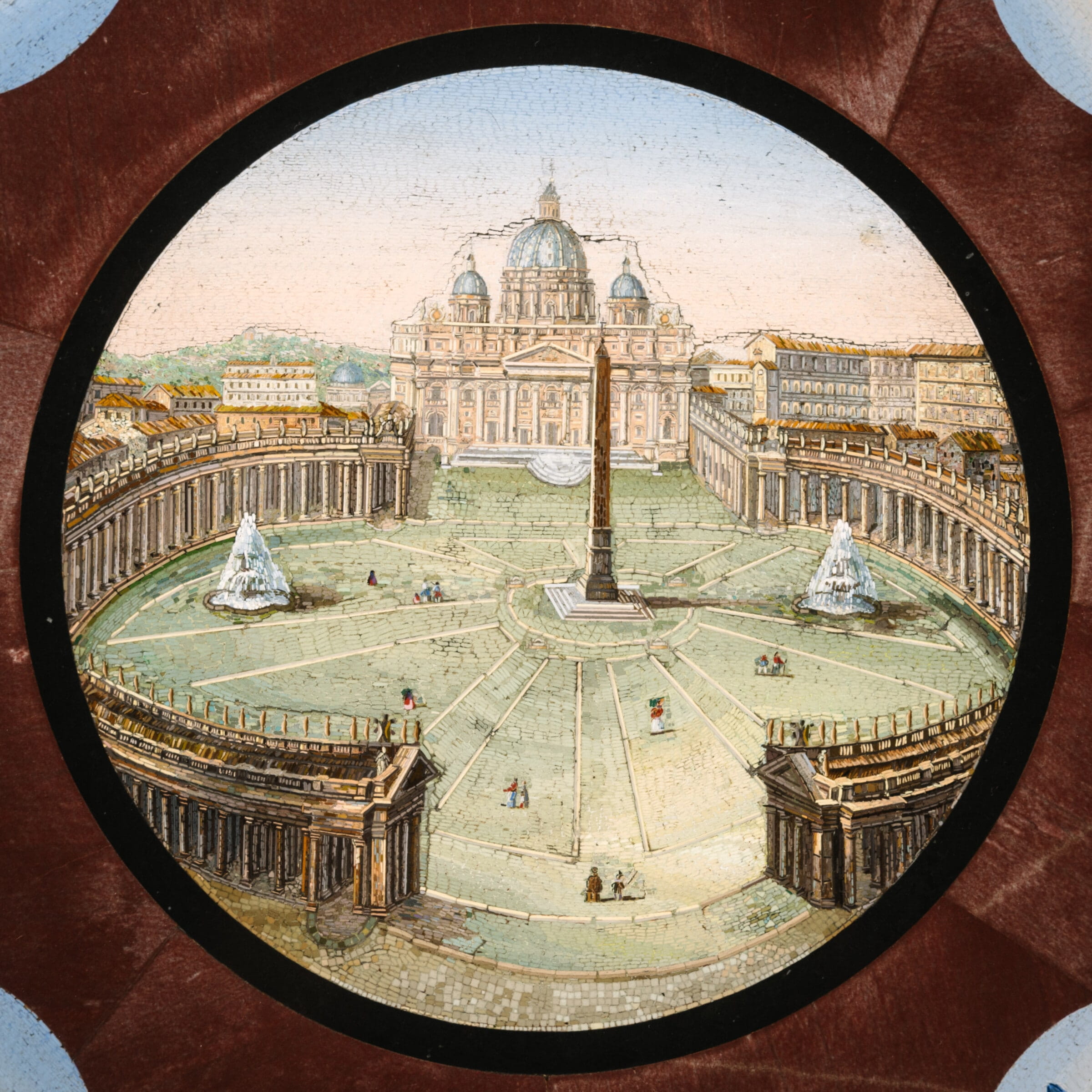 A Rare and Important Micromosaic Inlaid Marble and Giltwood Centre Table - Image 17