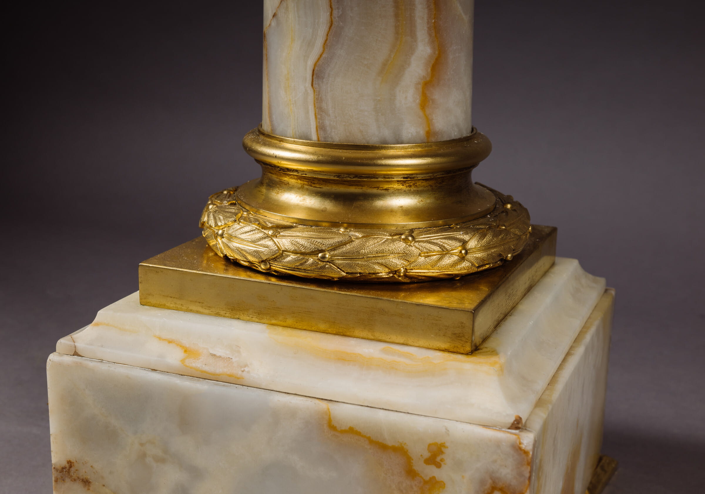 A Napoleon III Gilt-Bronze and Algerian Onyx Pedestal - Image 3