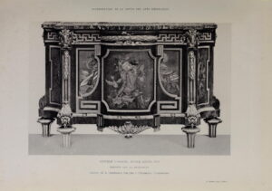 Commode by Beurdeley shown at the 1883 Amsterdam Exhibition