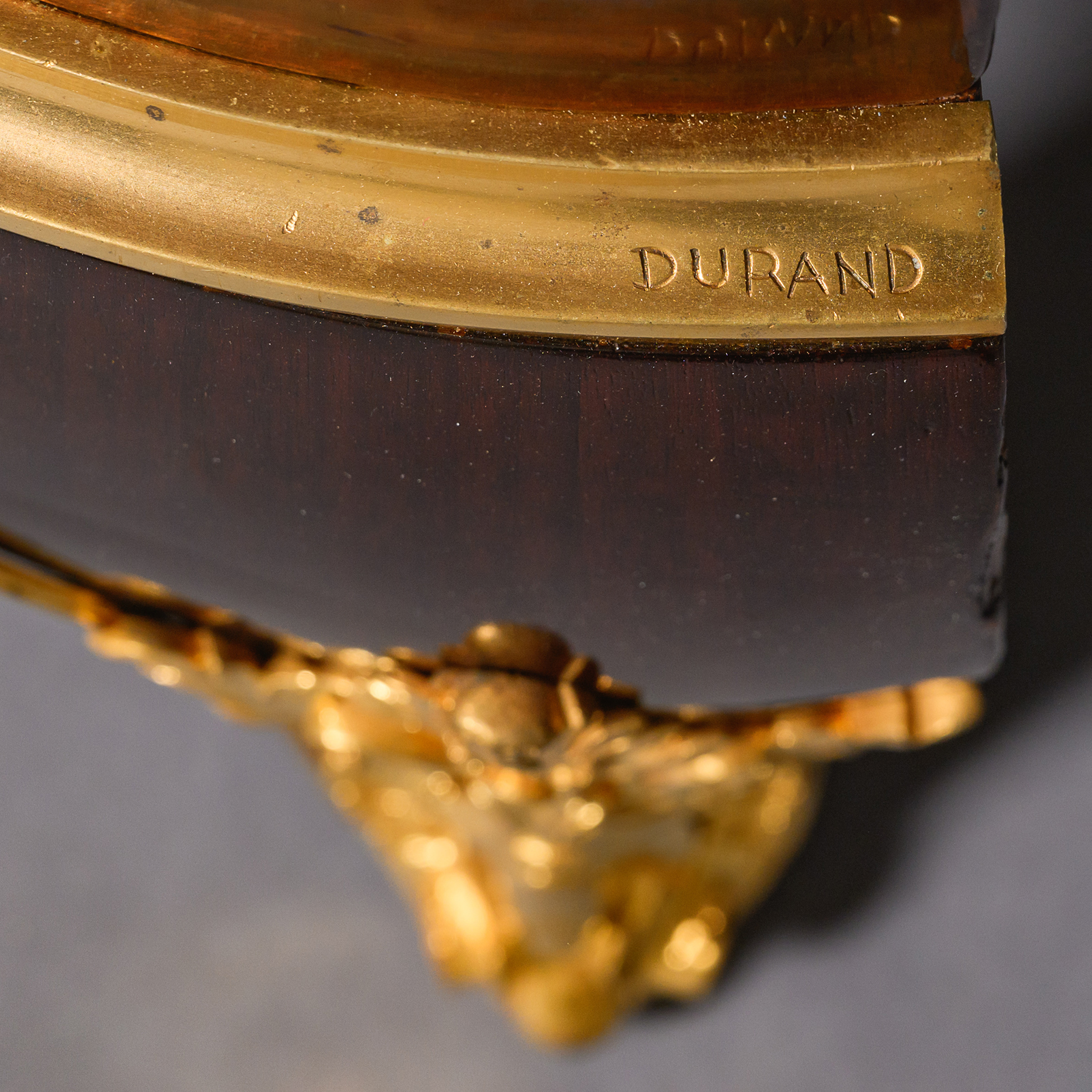 engraved signature confirm by Durand.