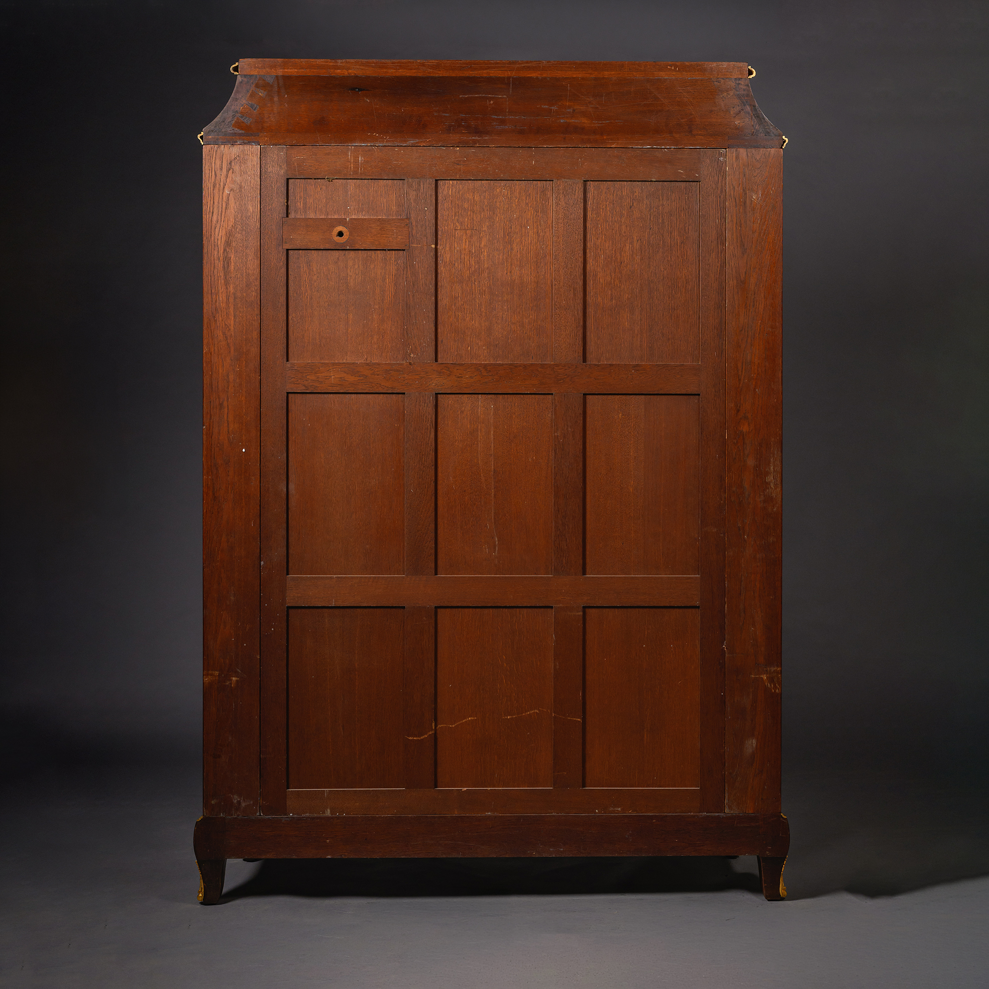A Fine Régence Style Gilt-Bronze Mounted Mahogany Armoire - Image 7