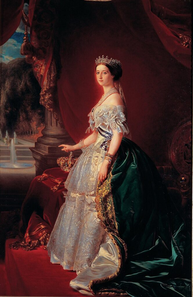 Franz Xaver Winterhalter1853 Portrait of Empress Euguenie