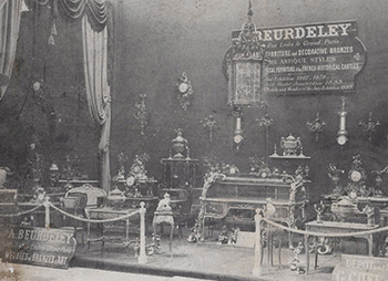 Beurdeley’s stand at the Chicago World’s Fair in 1893. 