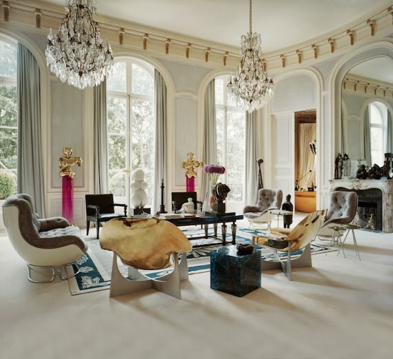 Robert-CouturierYves Gastou’s design for a Paris apartment. AD France Oct. 2008. Photo by Vincent Leroux.