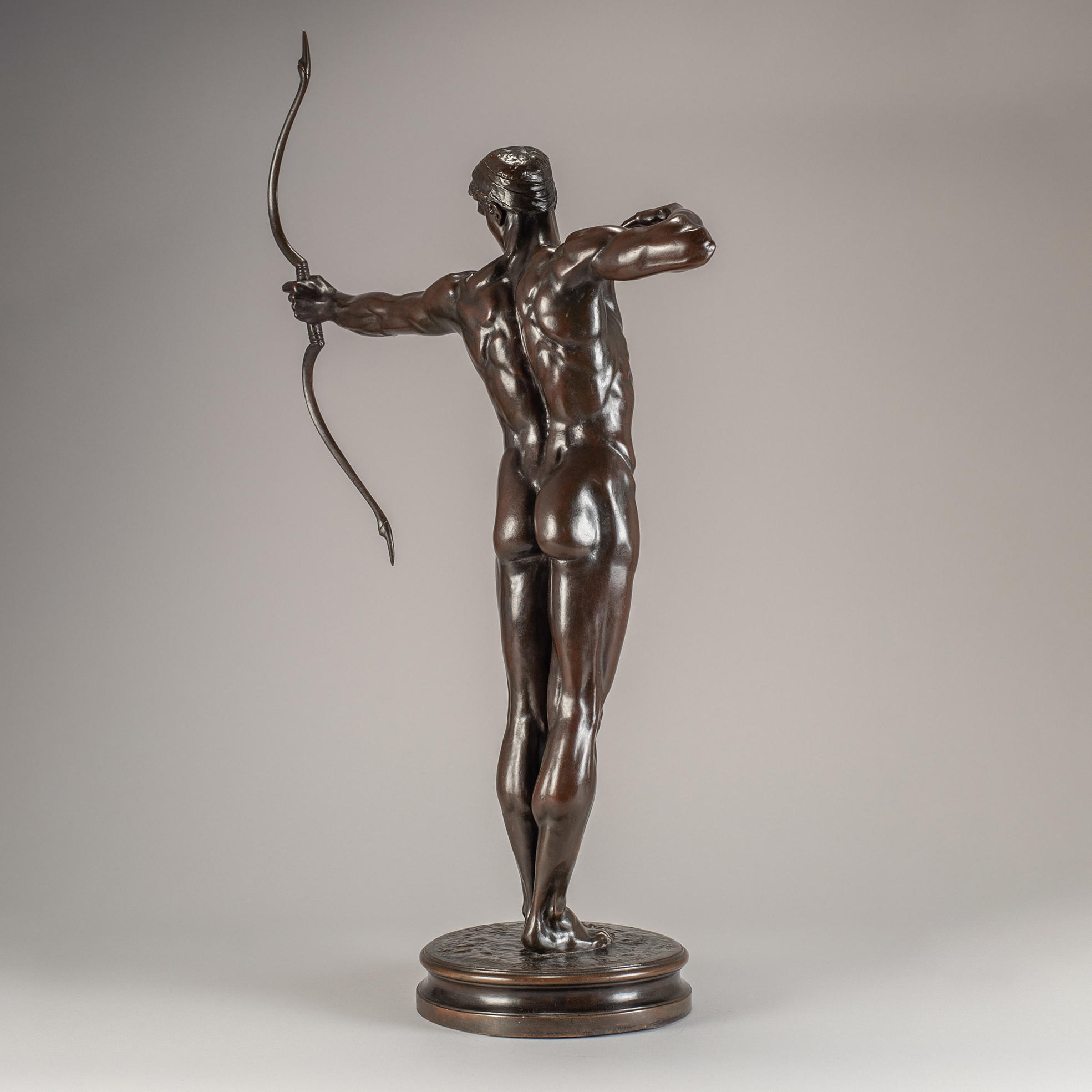 A Patinated Bronze Statue Of Teucer - Image 7