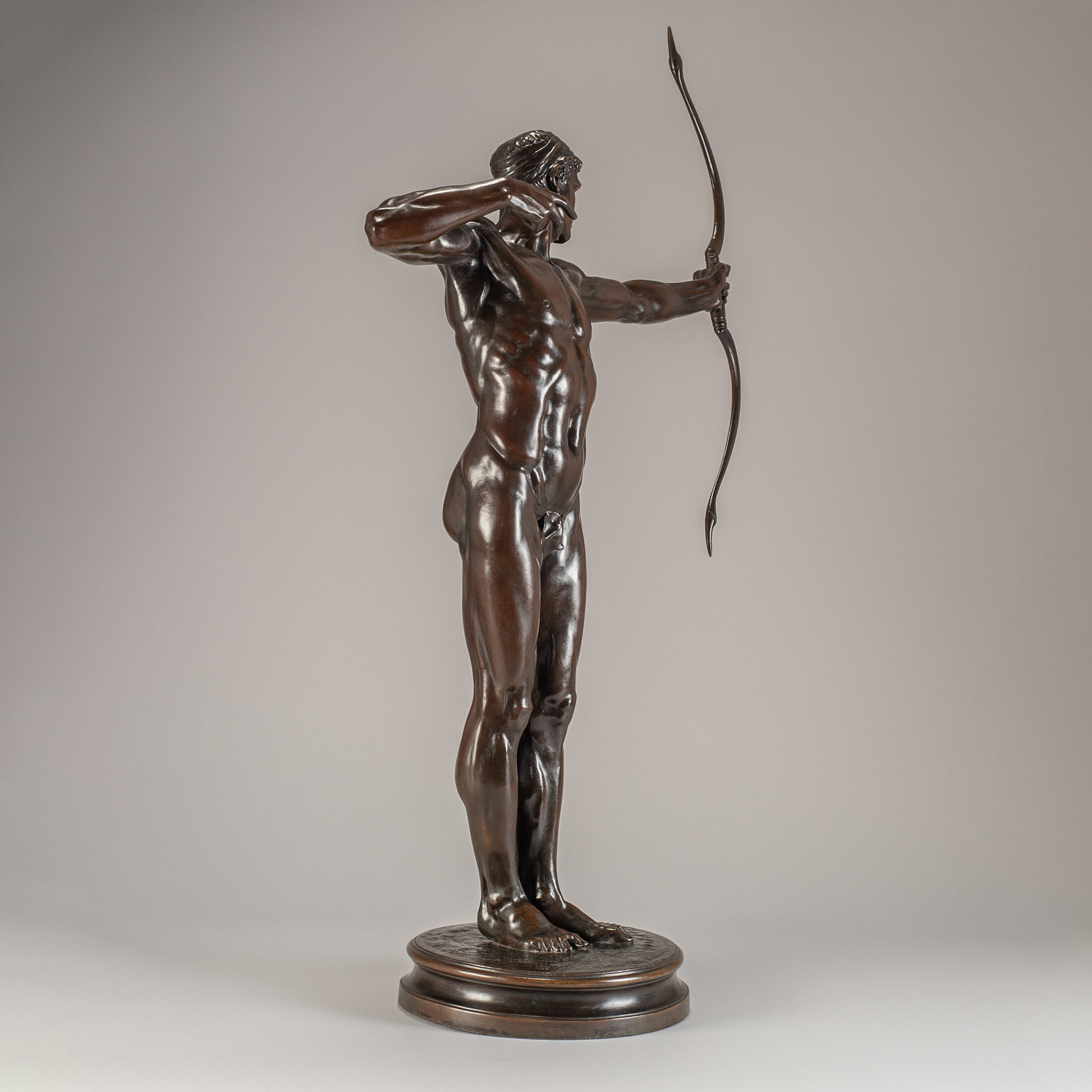 A Patinated Bronze Statue Of Teucer - Image 4